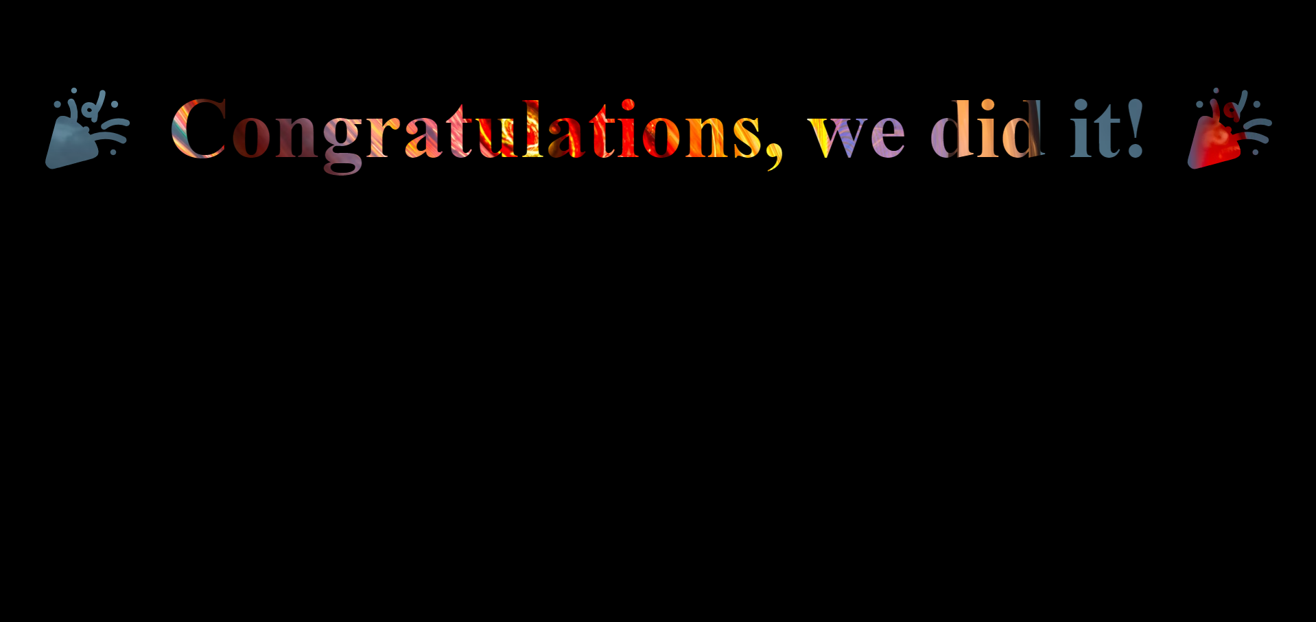 Image as Background for Text