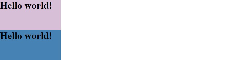 CSS margin 
