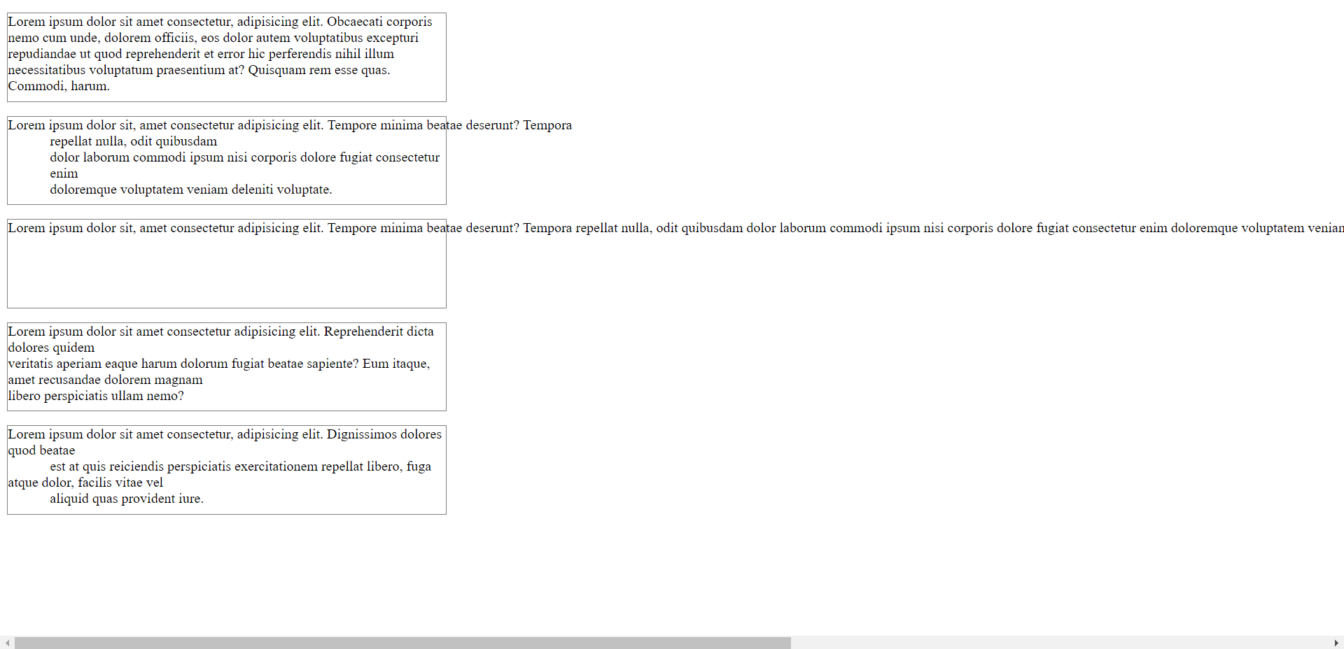 CSS white space proeprty