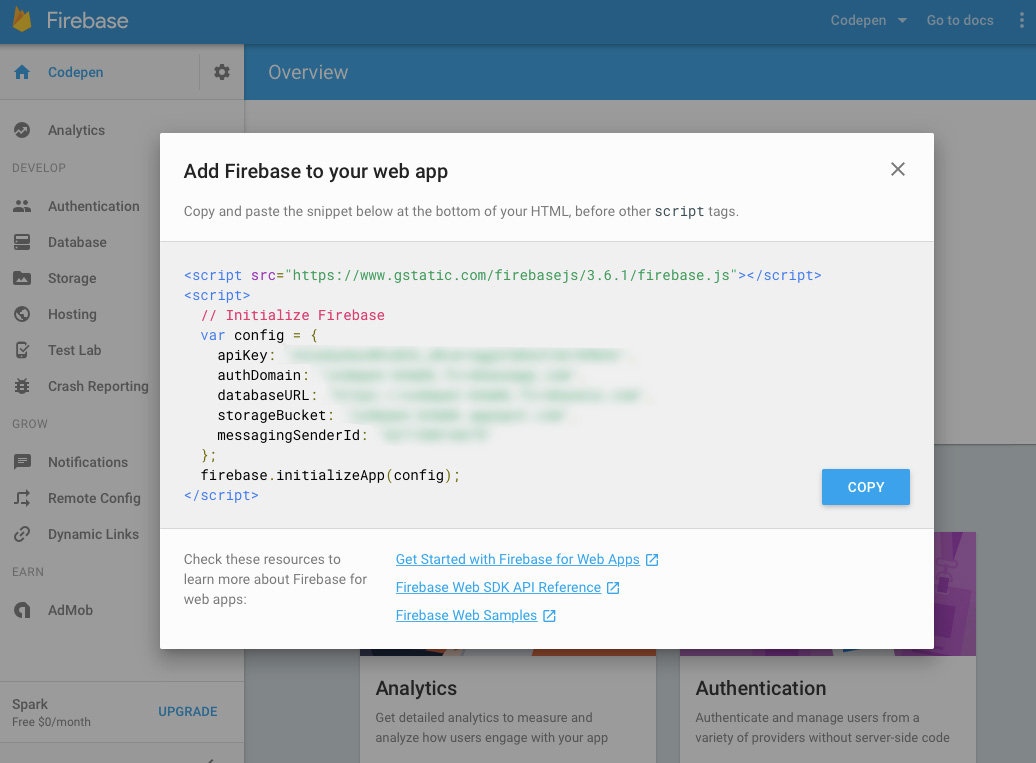 Firebase Setup pt2