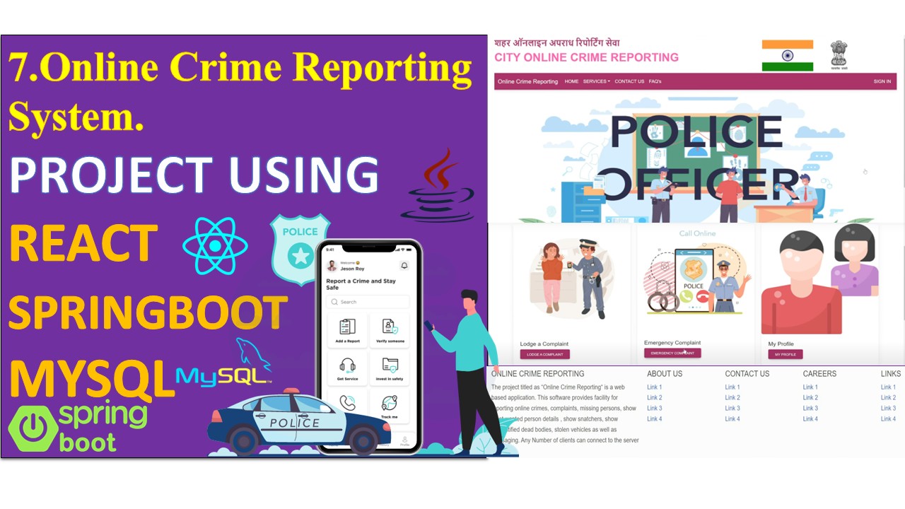 Online Crime Reporting System  #10007