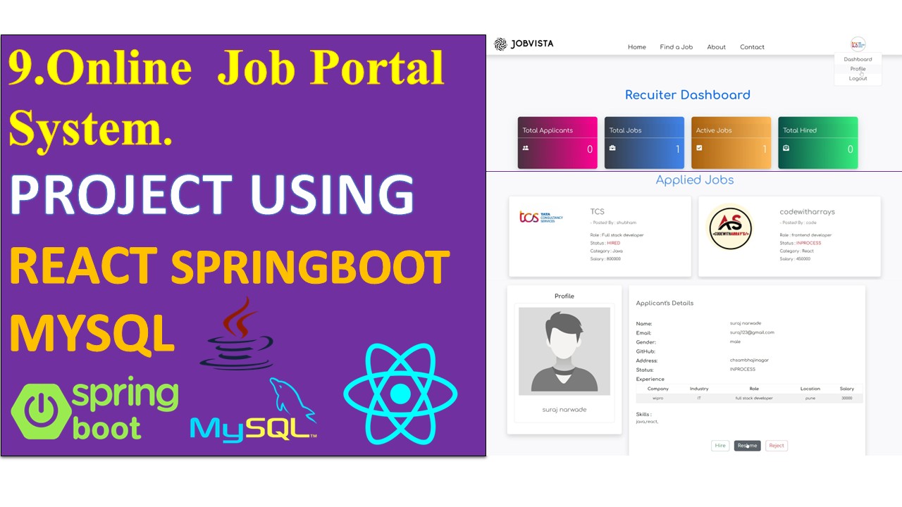 Online Job Portal Project #10009
