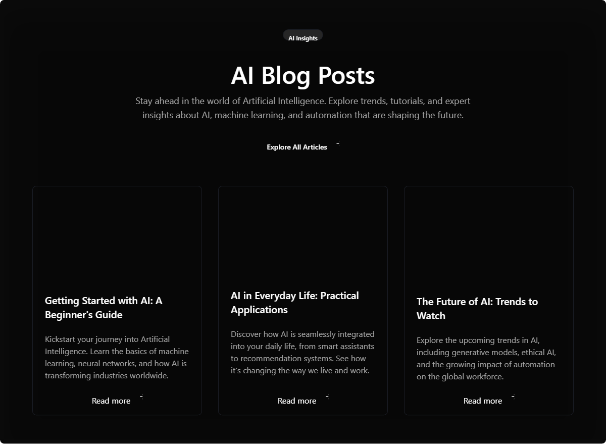 Editorial Blog Feed