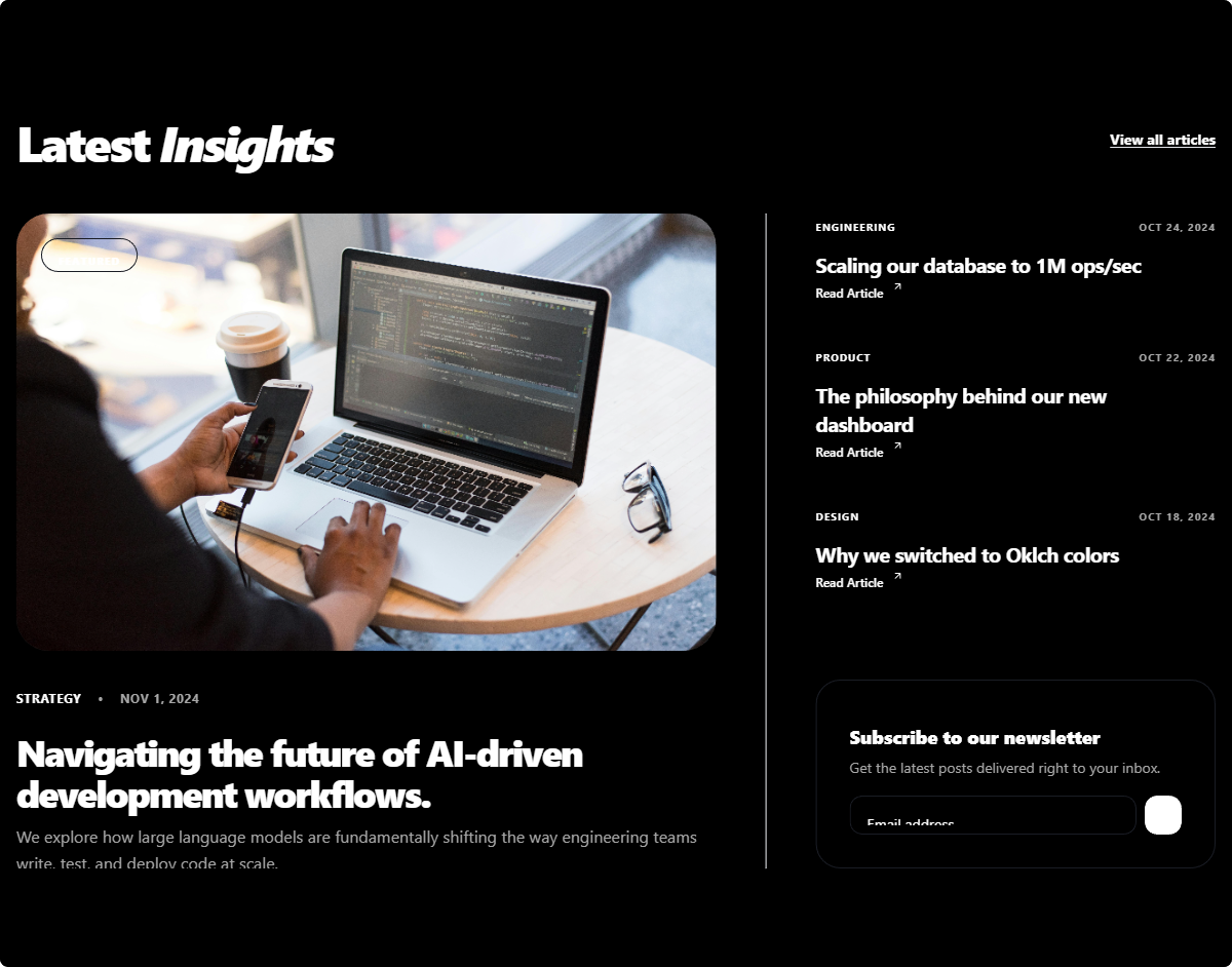 Classic Sidebar Blog