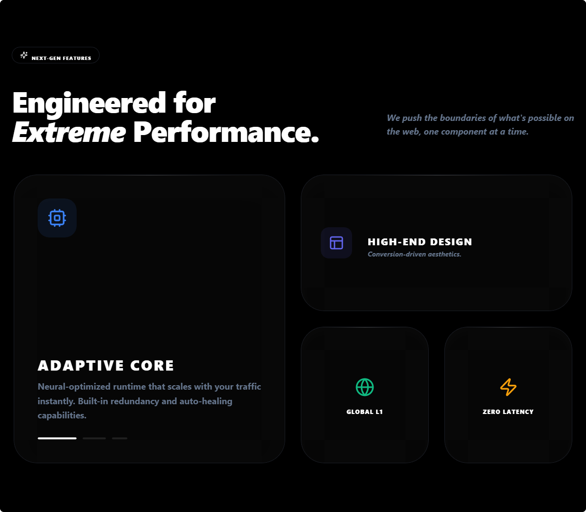 Engineered Depth Bento