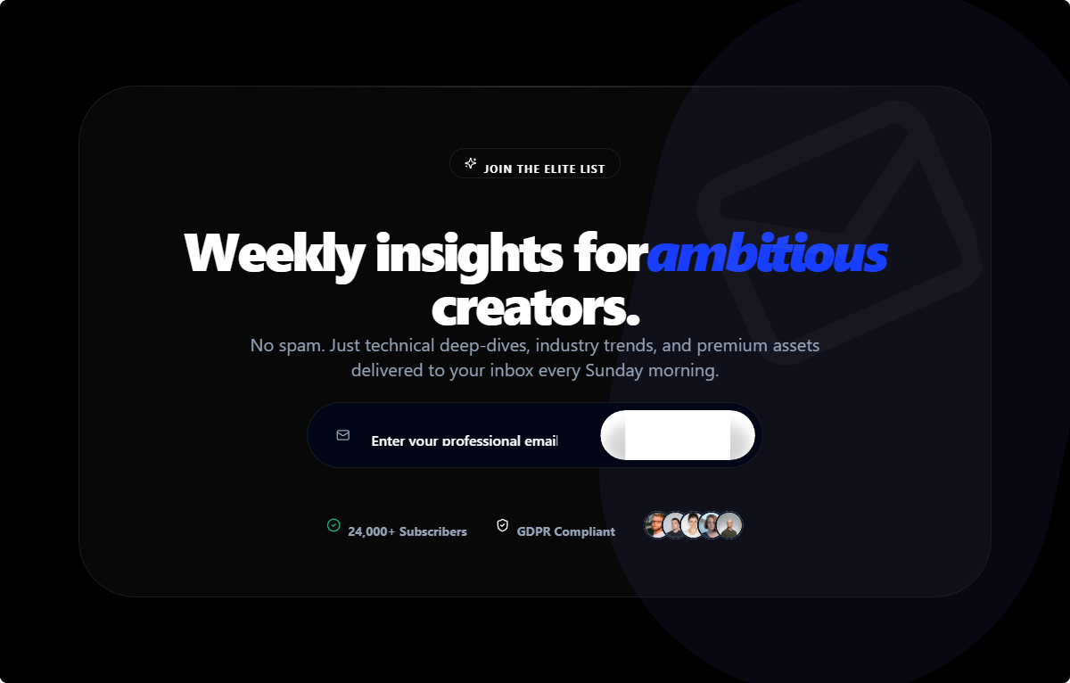 Minimalist Glass Capture