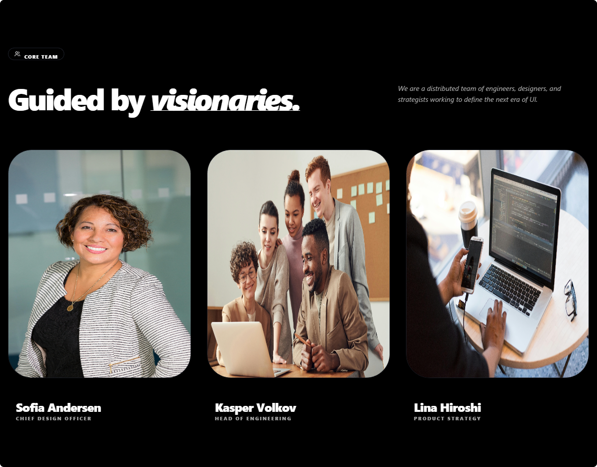 Visionary Portrait Grid