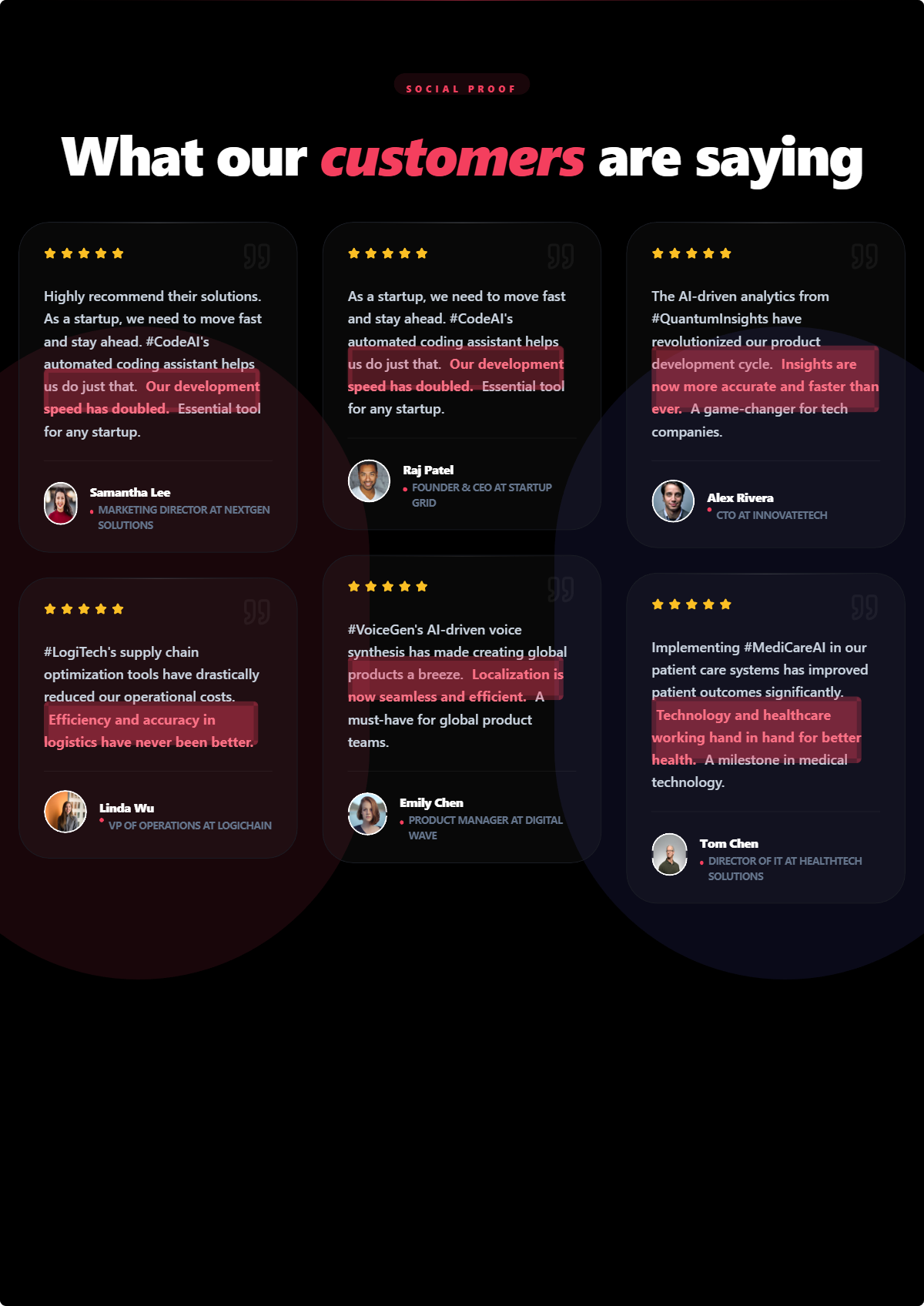 Dynamic Highlight Wall