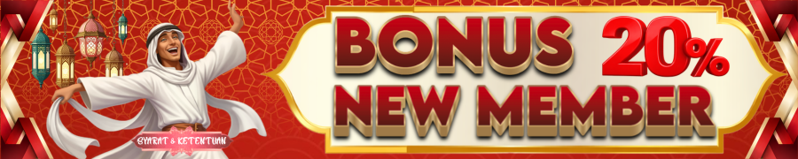 BONUS NEW MEMBER 20%