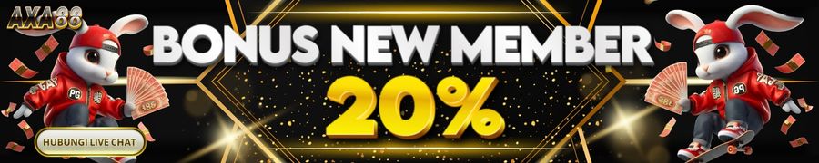 BONUS PROMO NEW MEMBER 20%