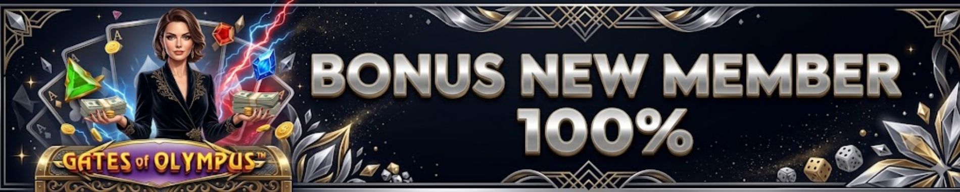 BONUS PROMO NEW MEMBER 100%