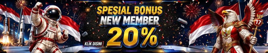 BONUS PROMO NEW MEMBER 20%