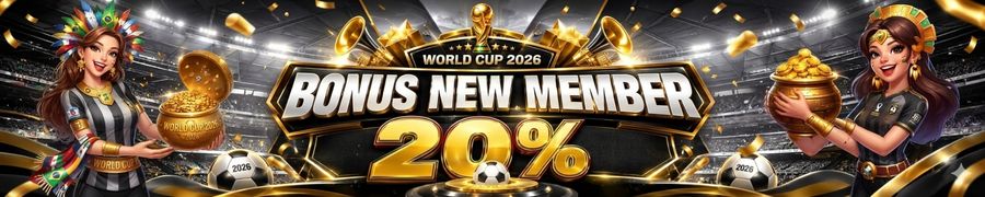 BONUS PROMO NEW MEMBER 20%