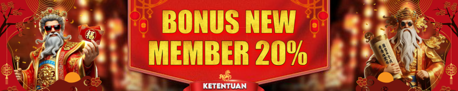 BONUS NEW MEMBER 20%