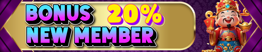 BONUS NEW MEMBER 20%