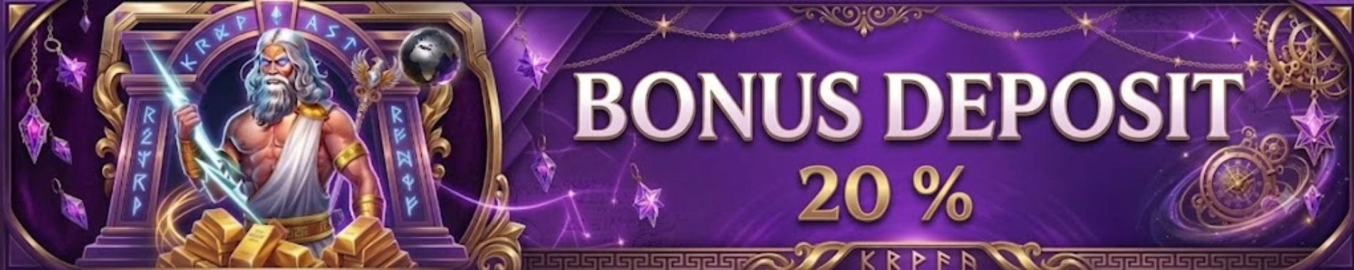 BONUS NEW MEMBER 20%