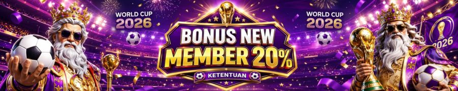 BONUS NEW MEMBER 20%