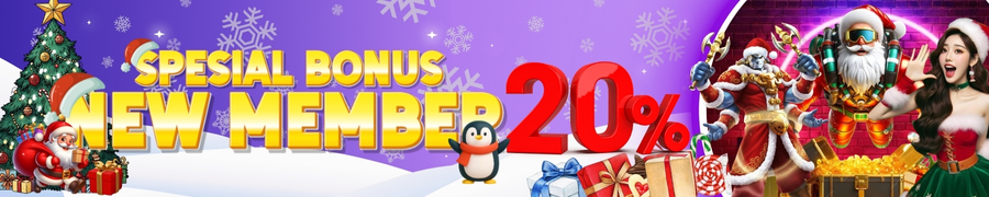 BONUS NEW MEMBER 20%