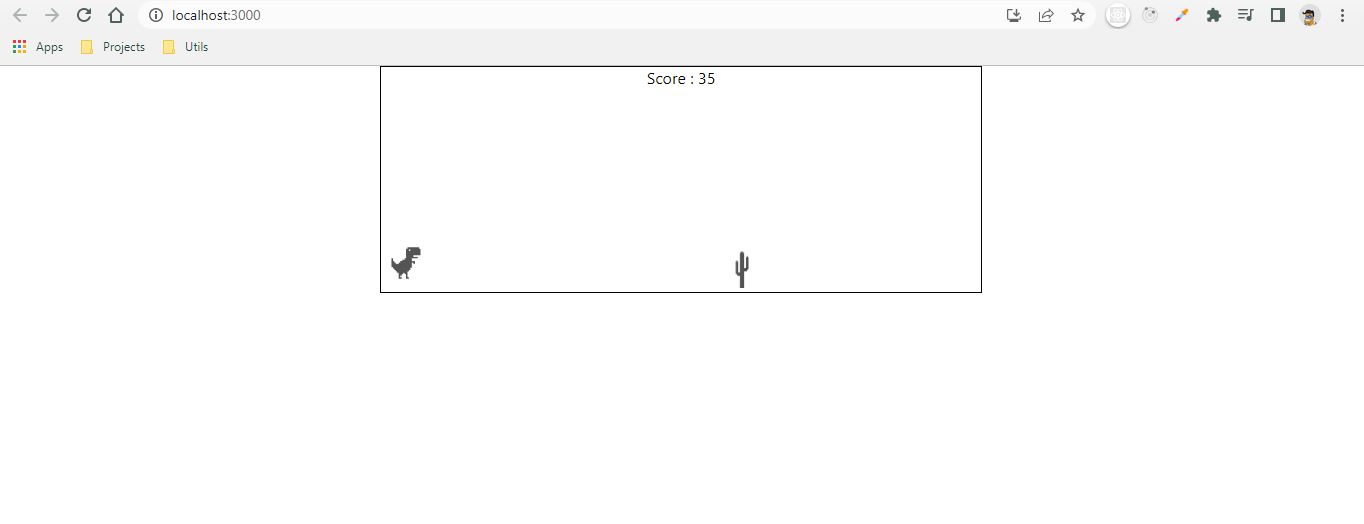 react dinosaur game