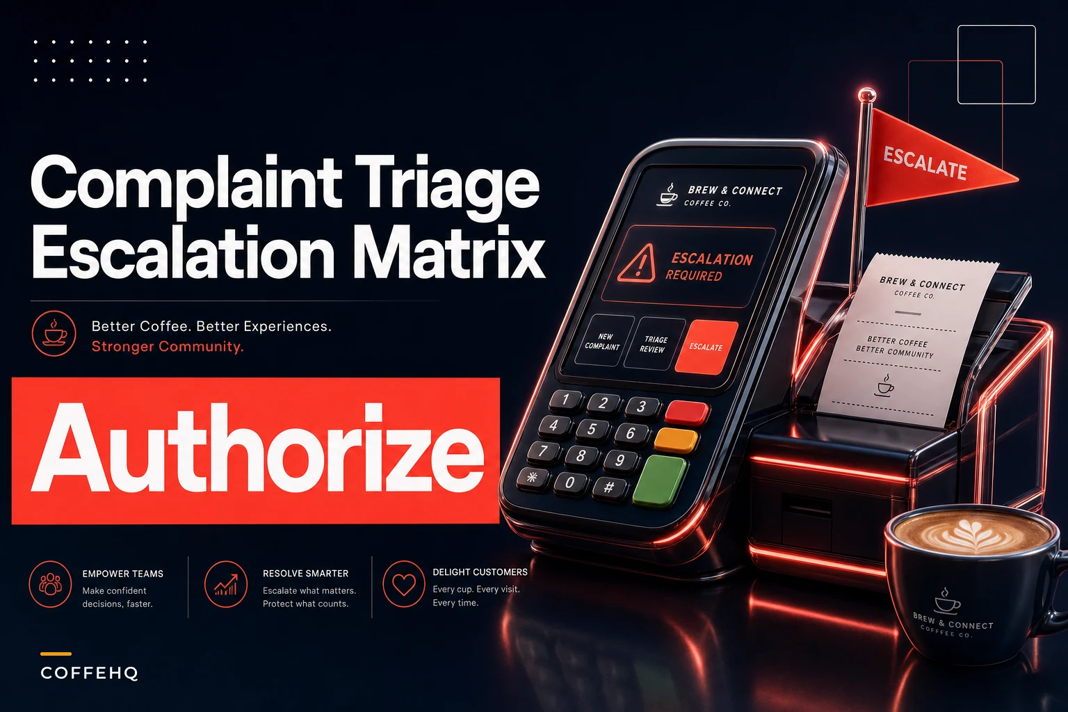 Front-of-house complaint triage: refund thresholds, scripts and escalation matrix