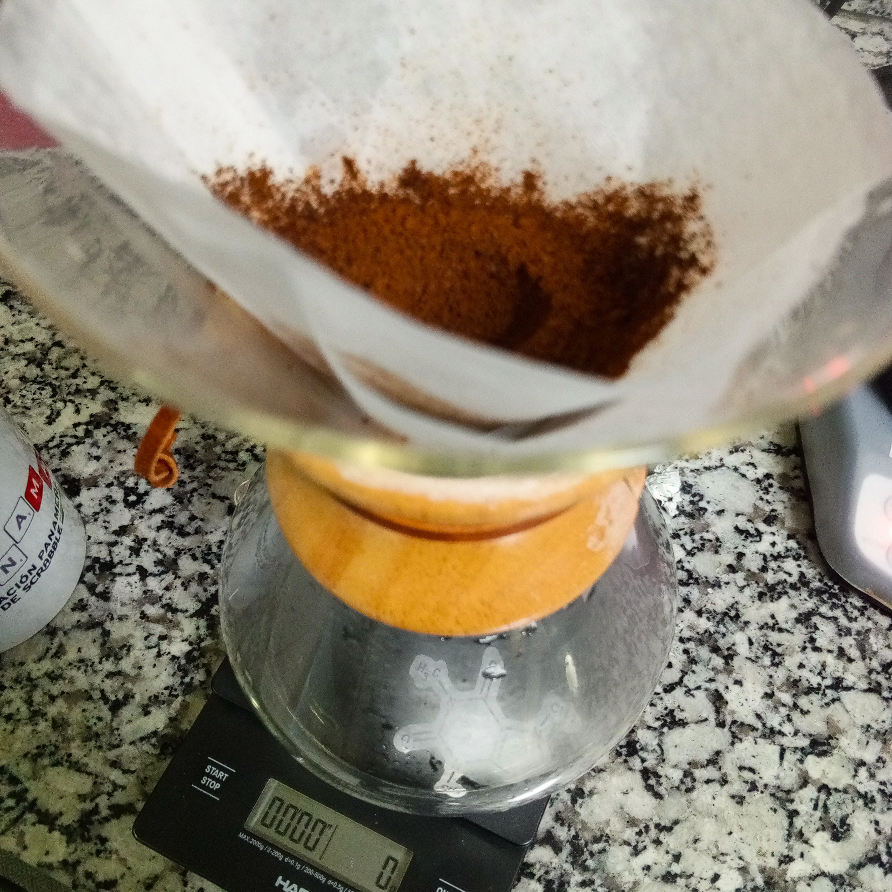 20 g + 348 mL @ 90 ºC