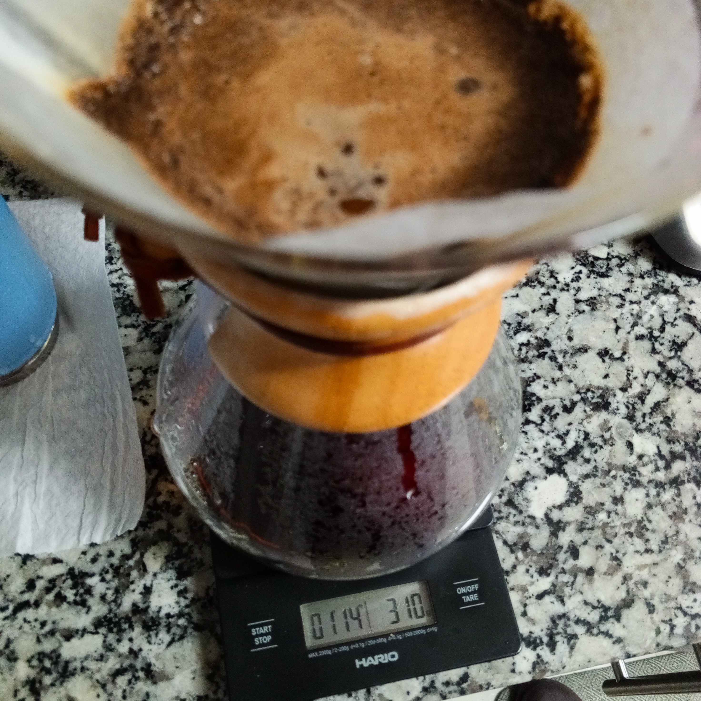 Adjusting grind and temperature