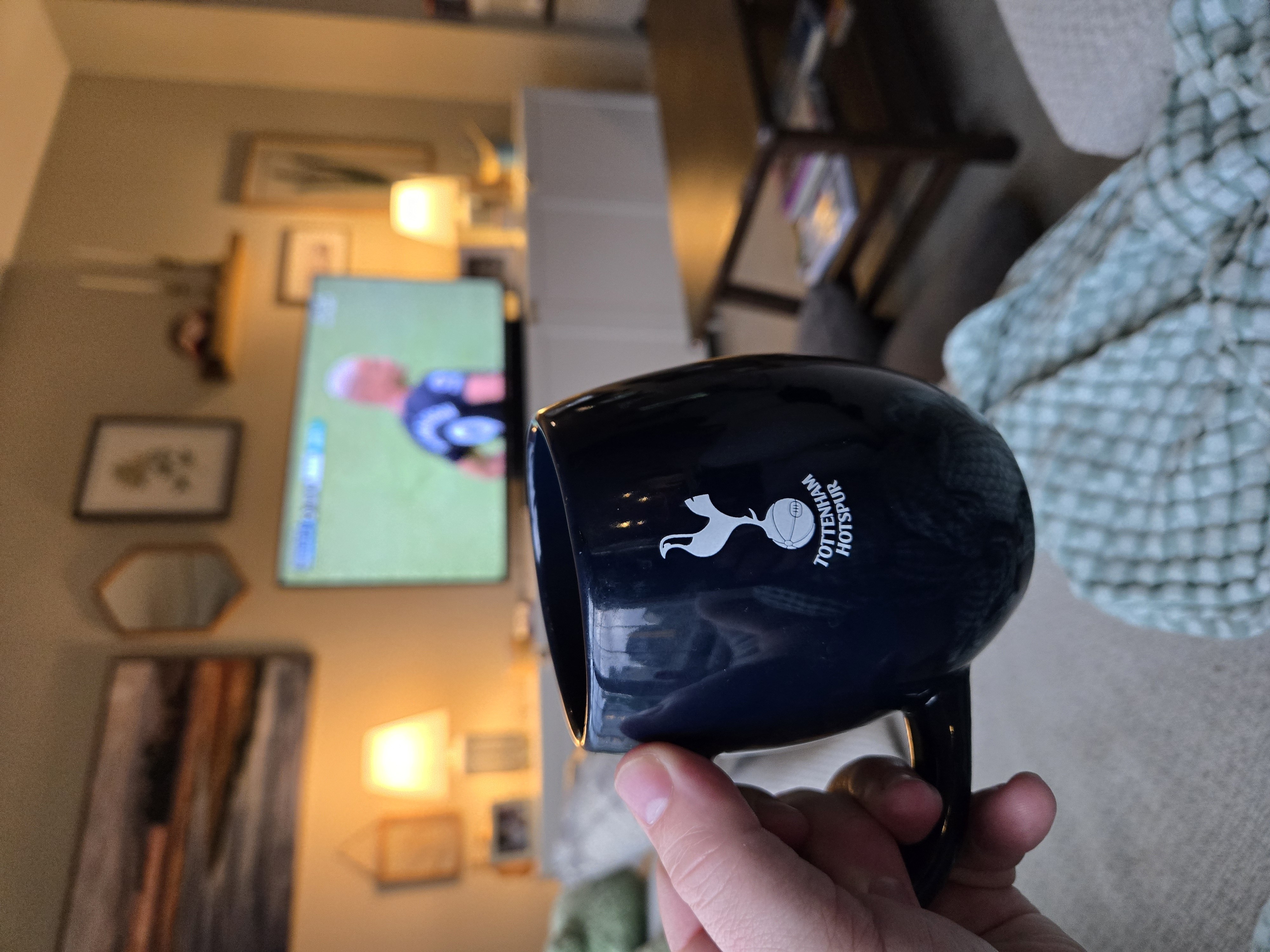 Cup of Dark Matter for the game. Come on you Spurs!