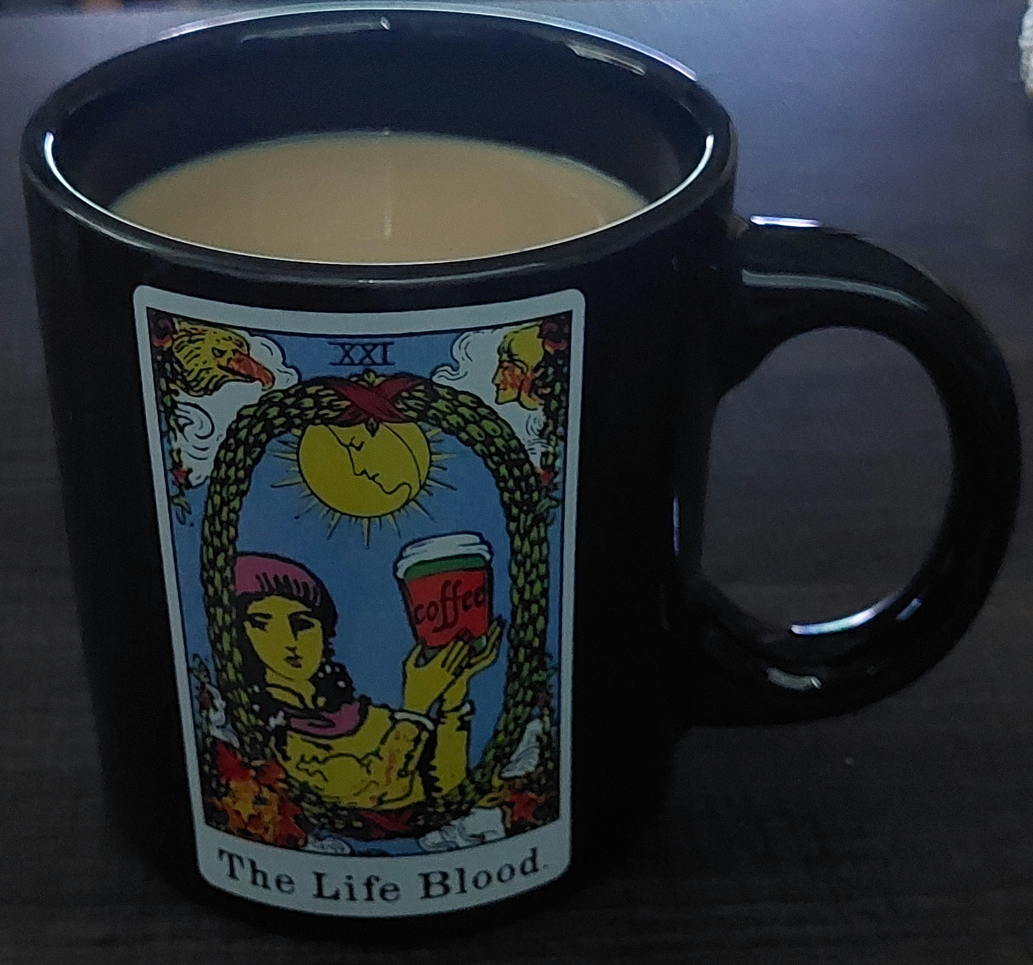 MUG COLLECTION: 
THE LIFE BLOOD 
~ from Spencer's (spencersonline.com) 
(design on both sides)