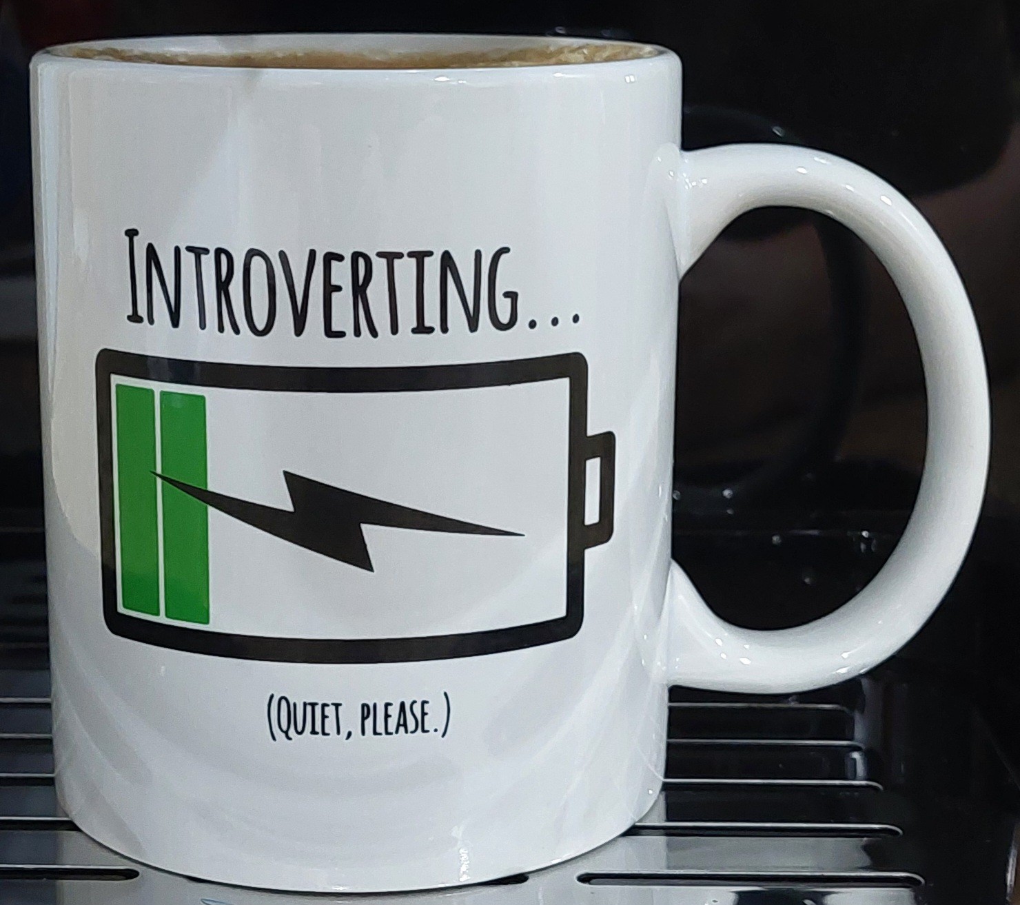 ☕️ MUG COLLECTION ☕️
INTROVERTING...(QUIET, PLEASE.)
(Design only on one side of mug)