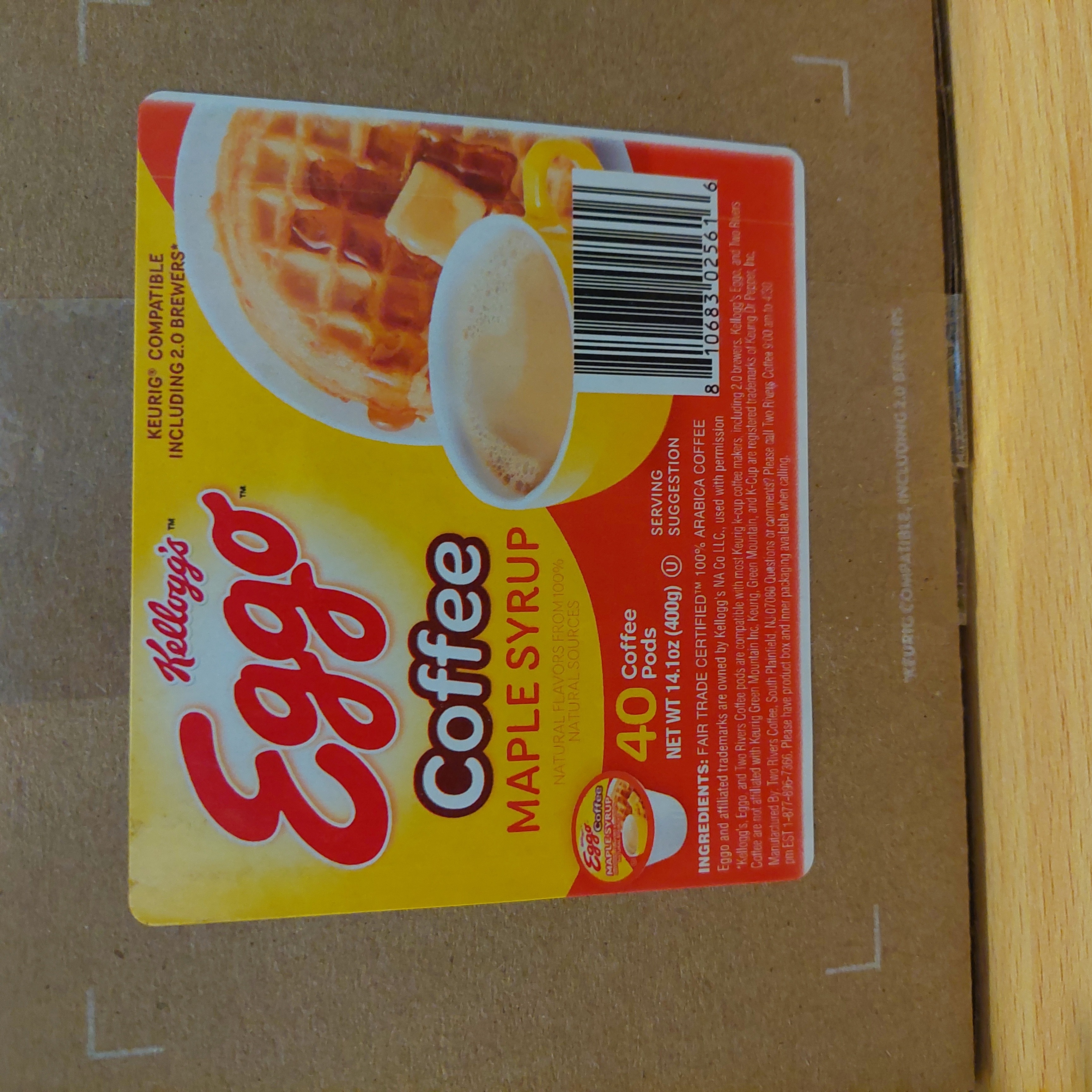 Yum! 😋☕️🧇🍁
Hard to go wrong with Maple Syrup & Waffles flavor! 40 count box secured via Amazon!