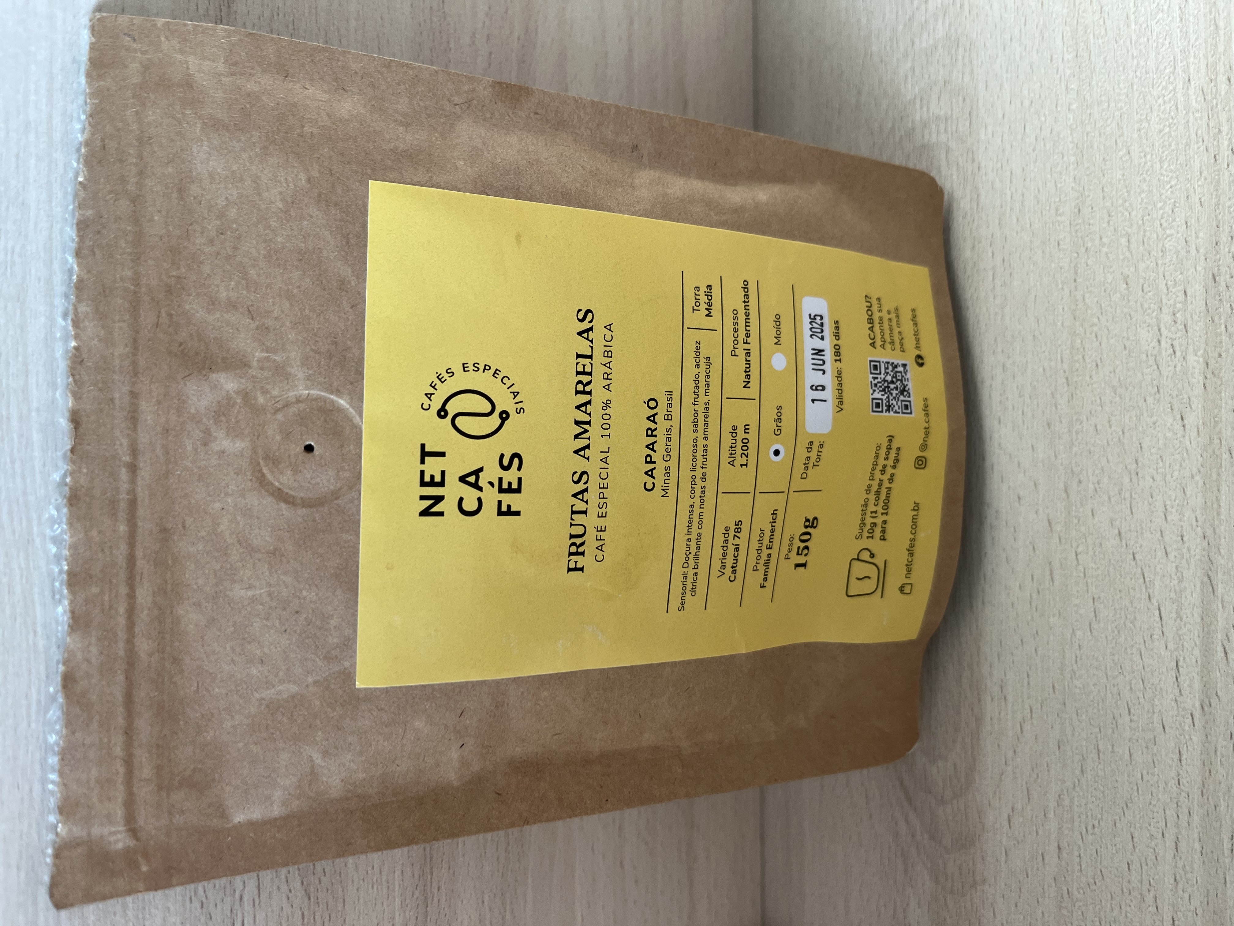 Fiz na proporção de 7g para cada 100mL. Ótimo café, doce e acidez frutada muito boa. Vale o custo/benefício da experiência sensorial, recomendo a compra.