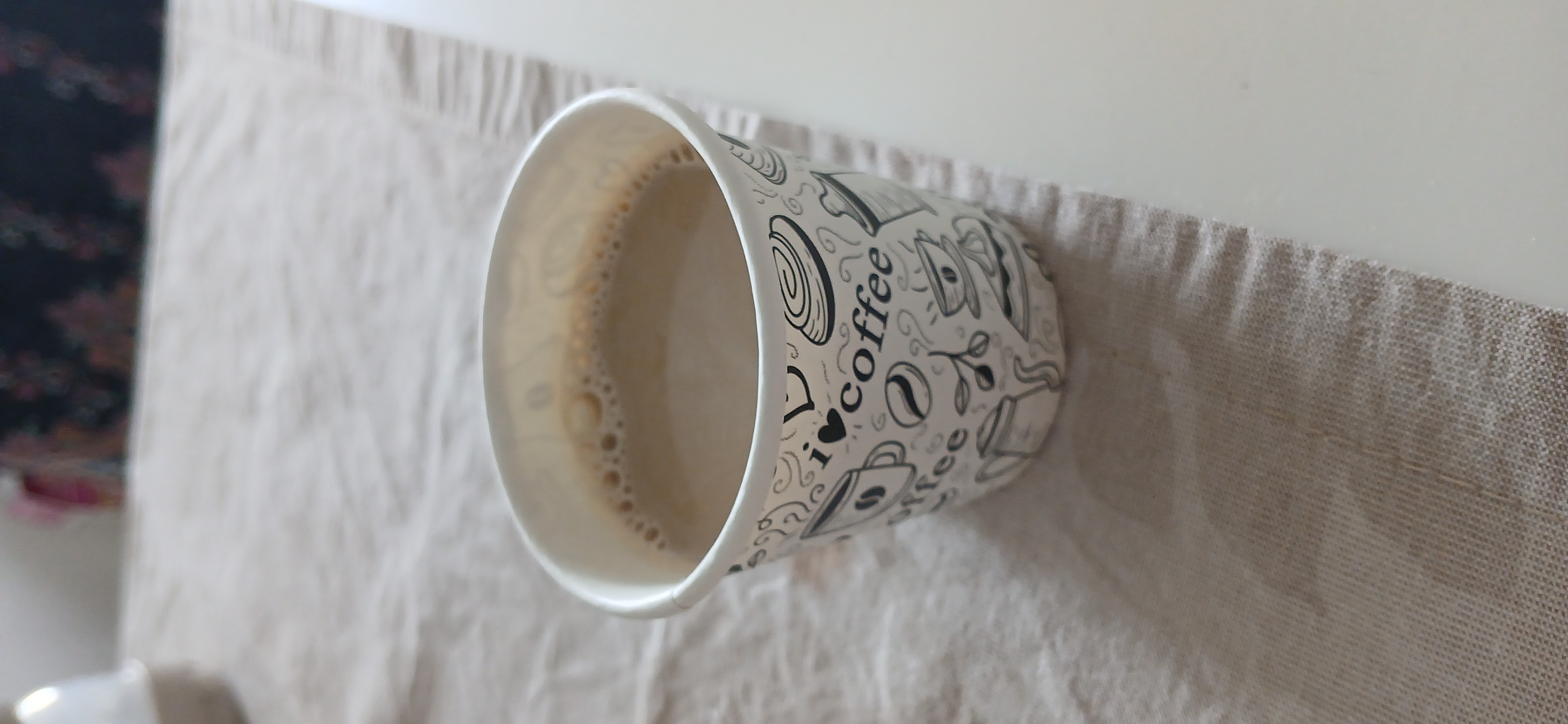 Café com leite de hoje pela manhã ☕️✨️