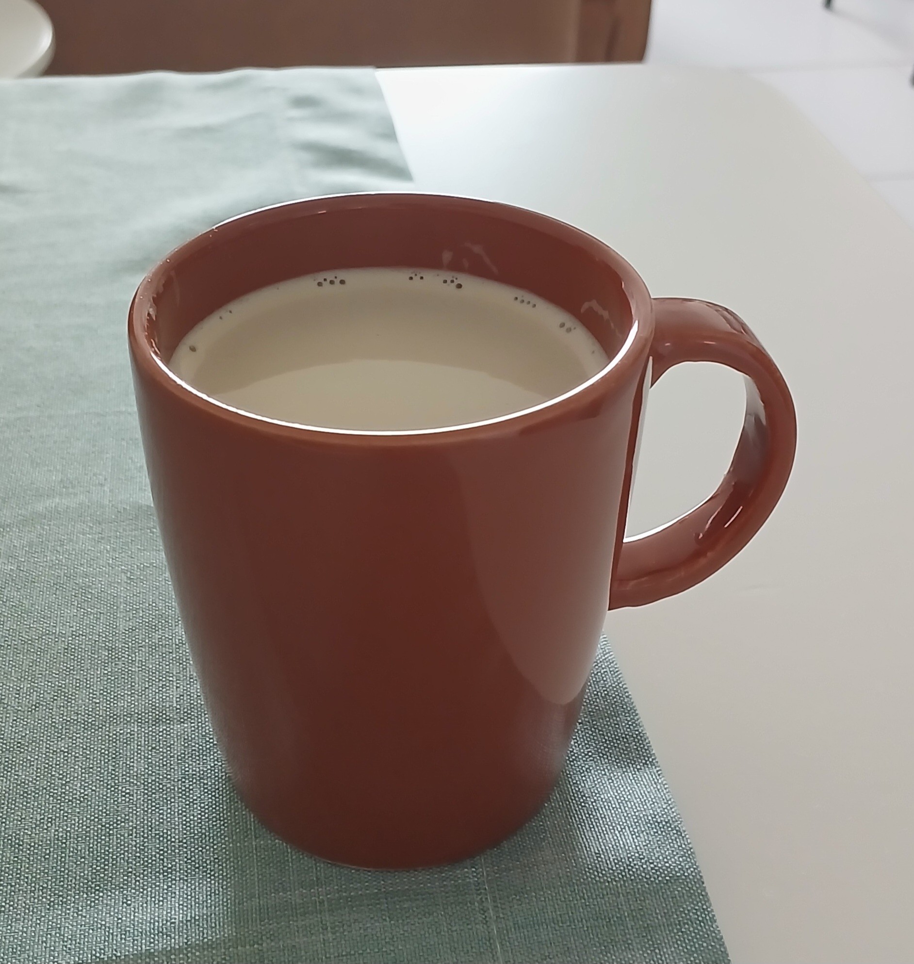 Bom dia com café com leite 🌞