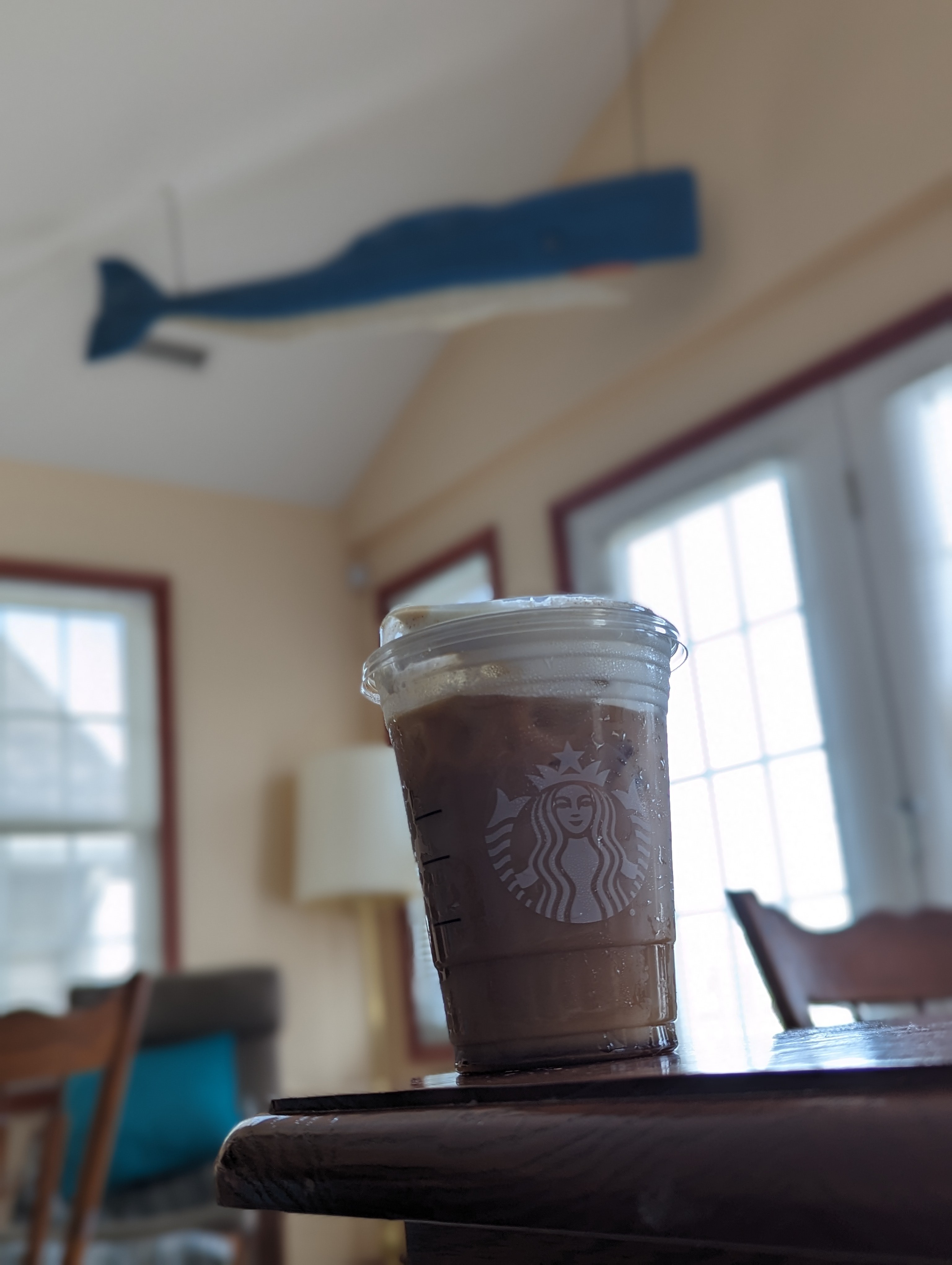 Nitro cold brew before the long drive back home