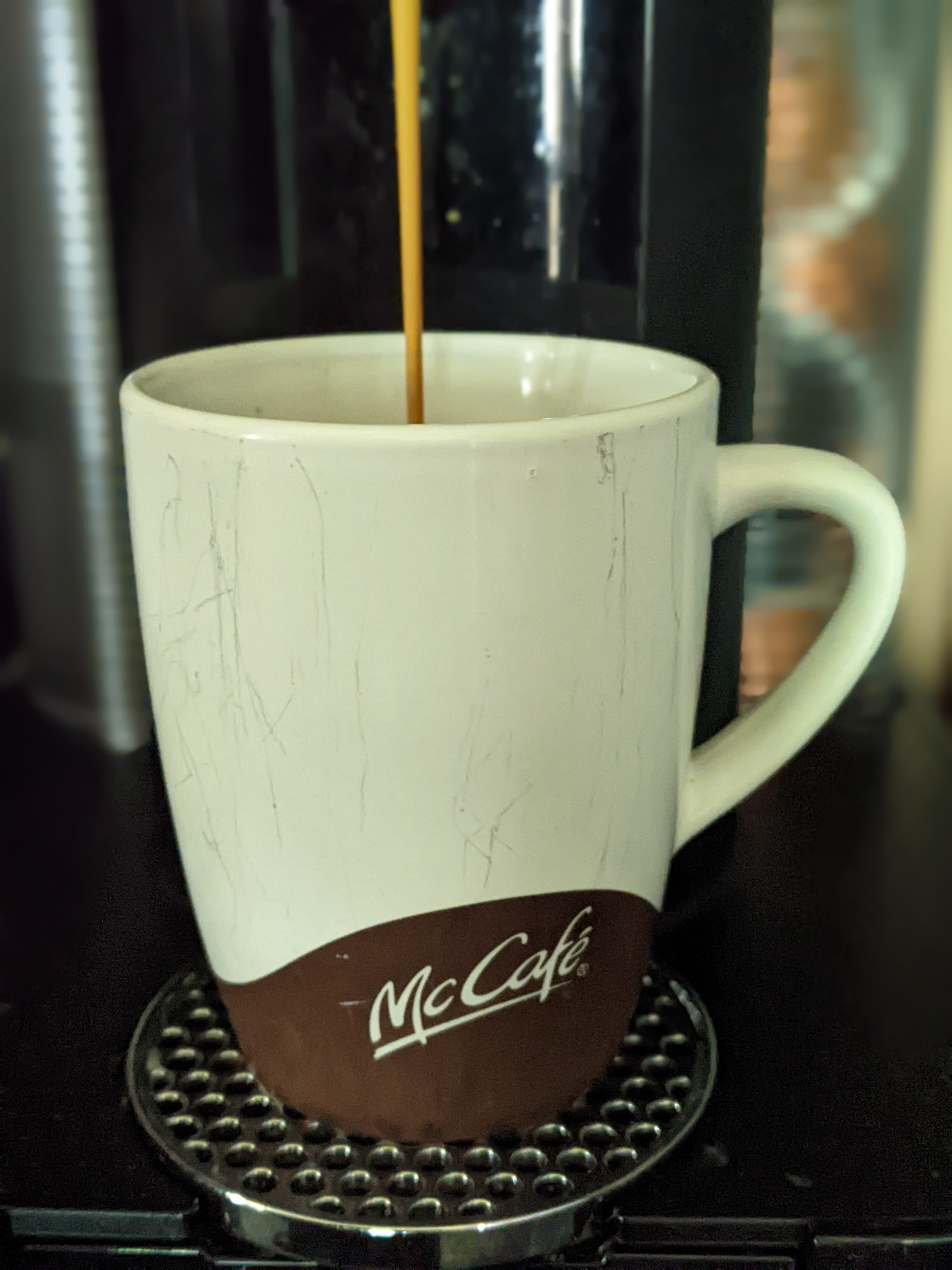 Enjoying a coffee on a lazy Monday afternoon