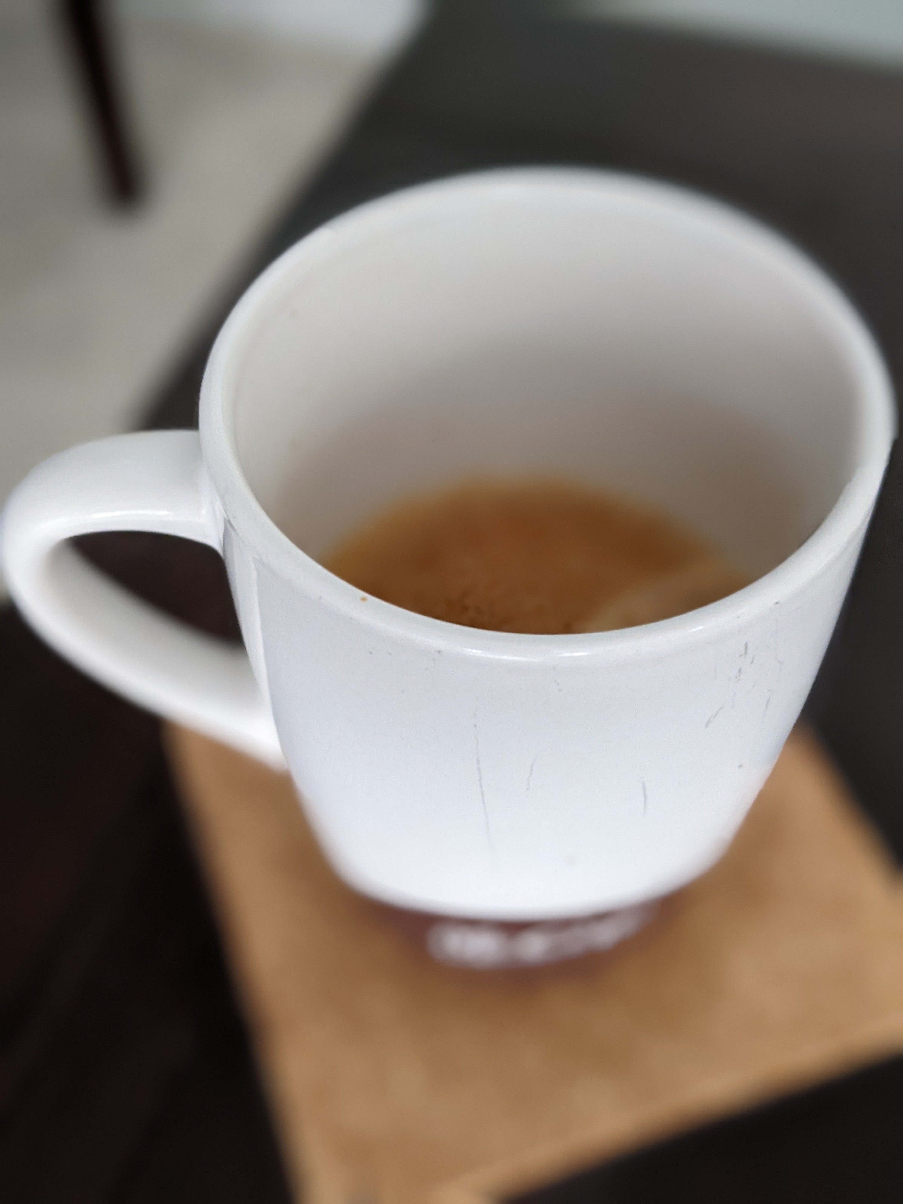 Getting a caffeine boost at the end of the last day of the work week