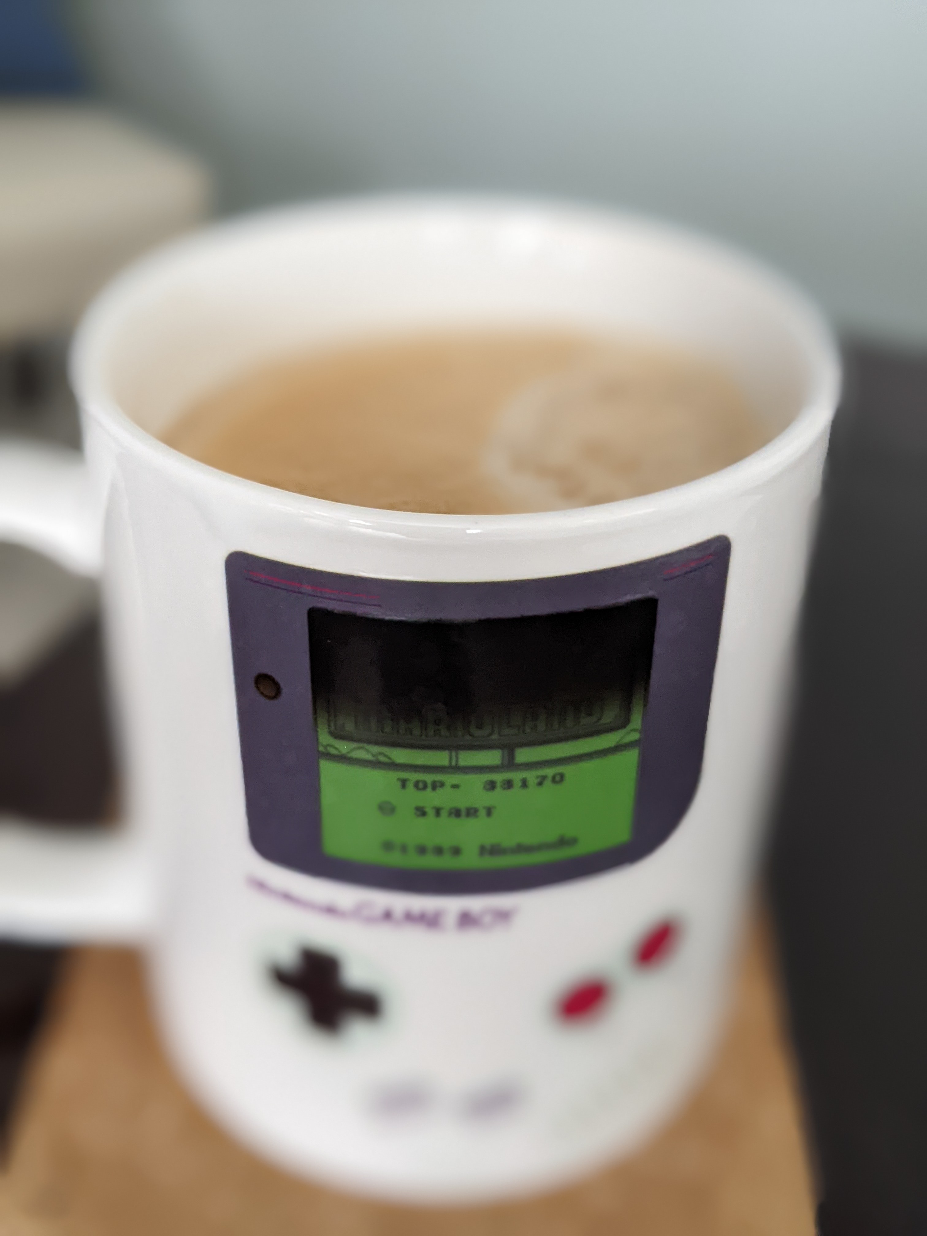 Enjoying some coffee during meetings and getting notifications for a coming thunderstorm 