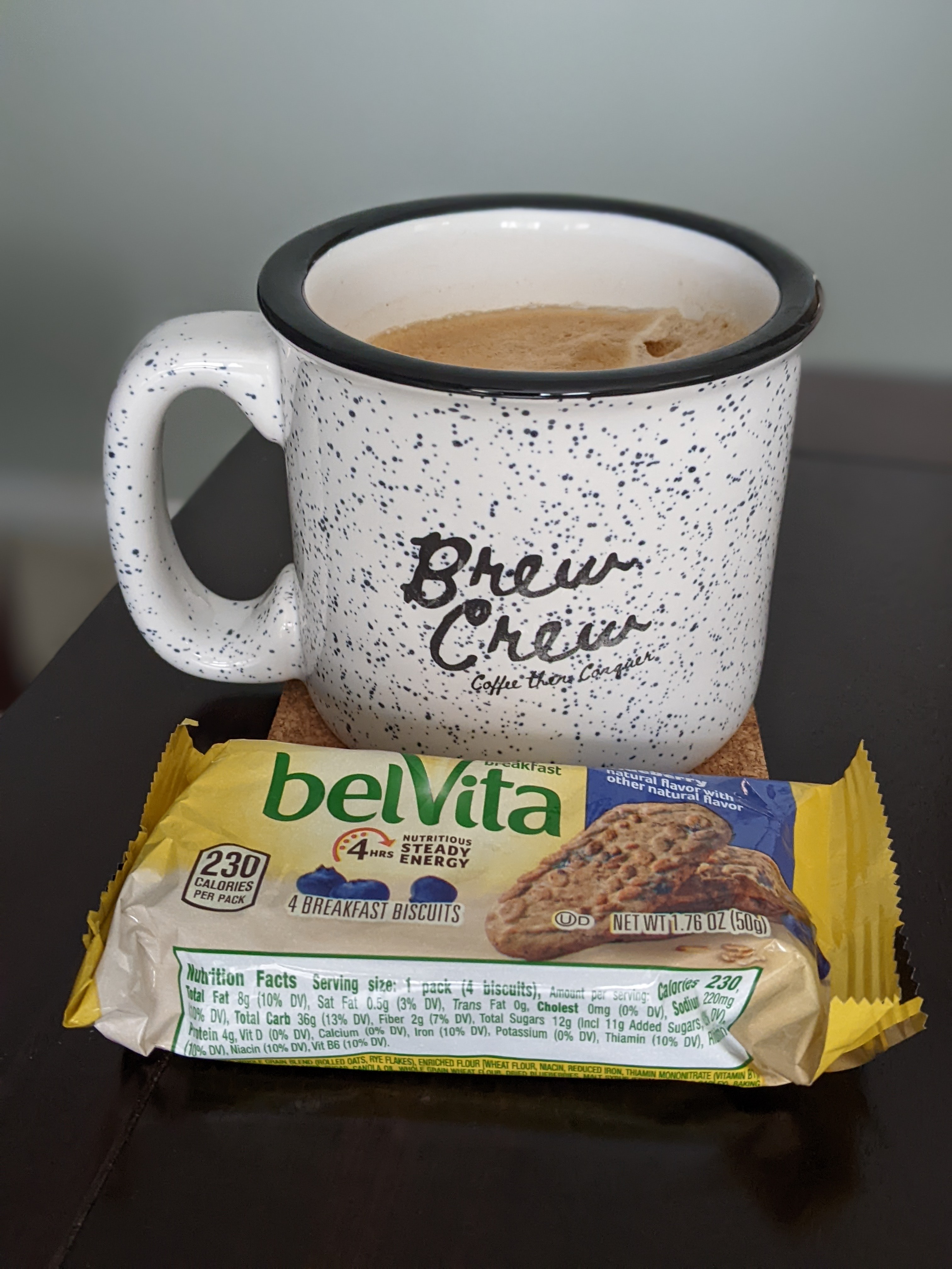 It has been a while since I've had this pairing of blueberry and coffee.  Enjoyjng something fruity paired with roasty before more morning meetings.