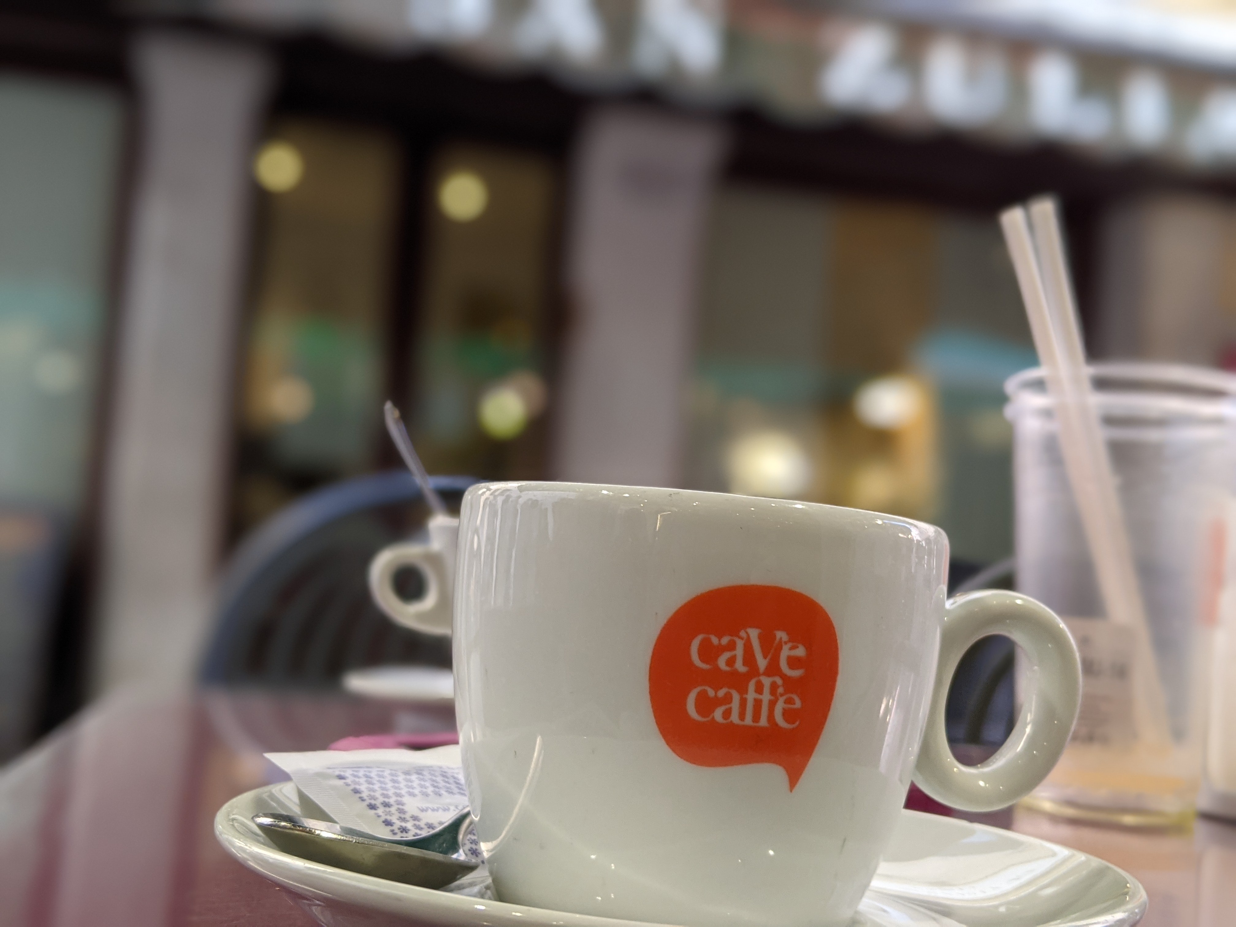 Having a doppio in Venice