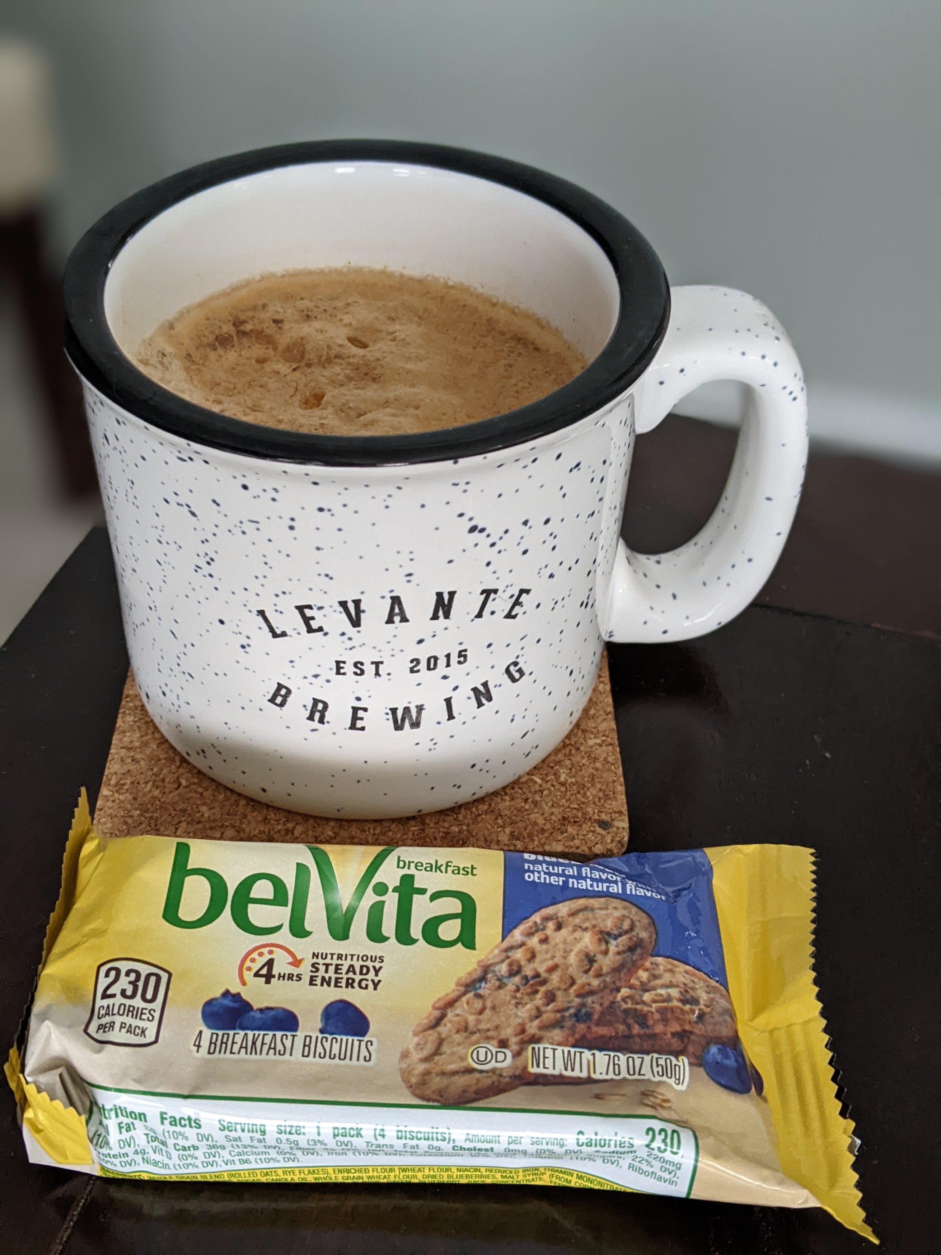 I'm imagining I'm somewhere else drinking coffee instead of right before a meeting