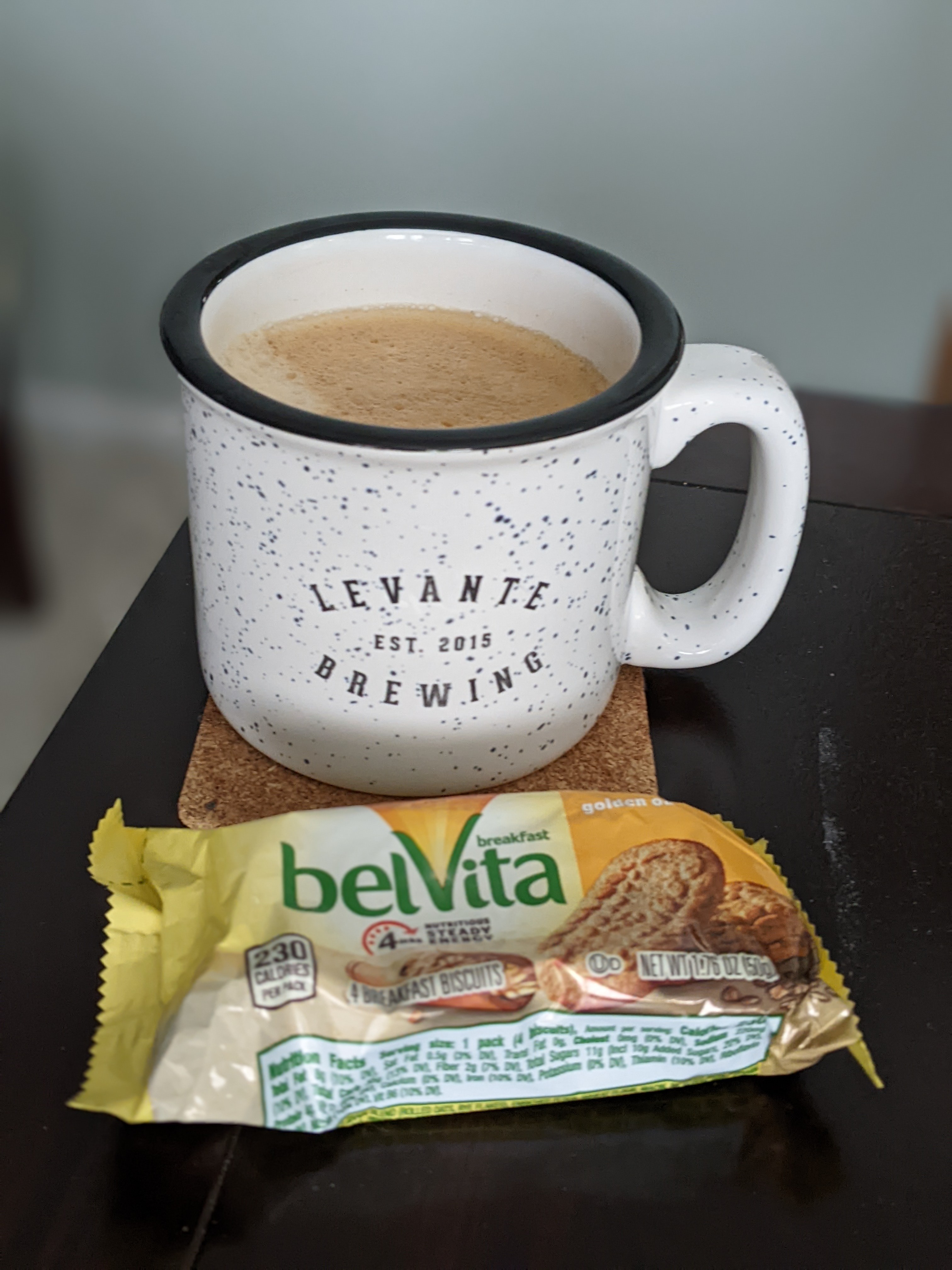 Drinking coffee on yet another rainy day