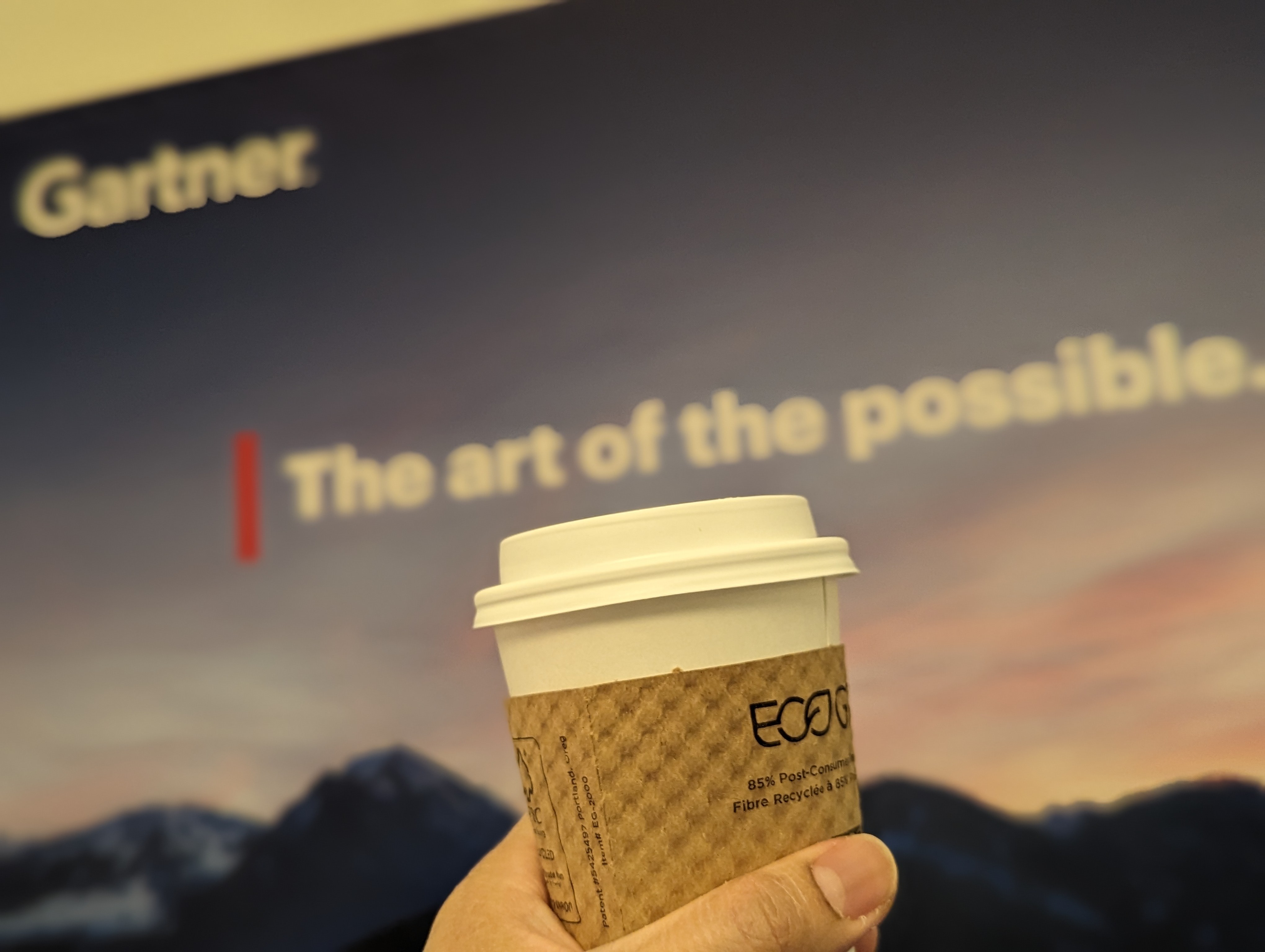 Conference coffee (earlier today)