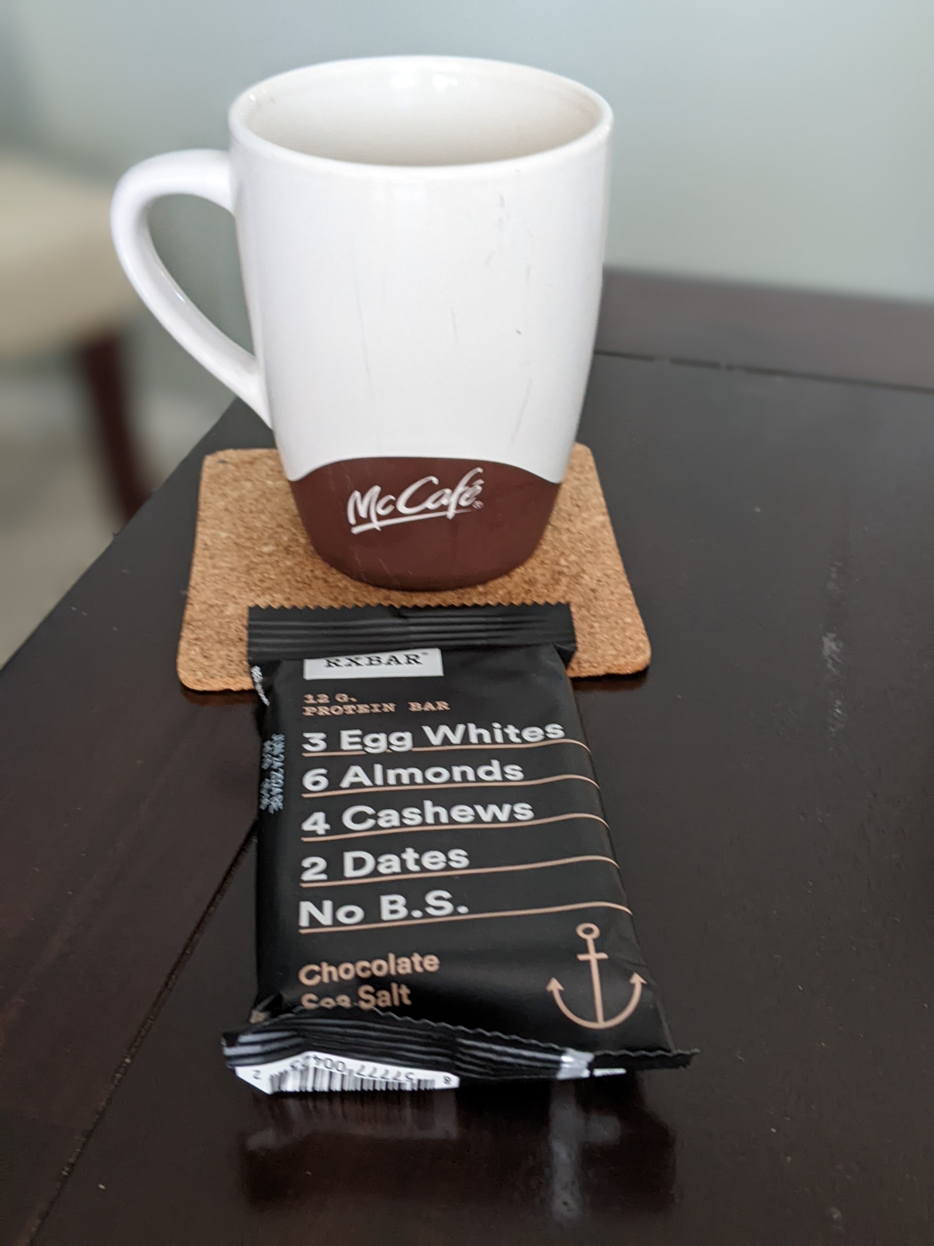 From this morning, a double before meetings