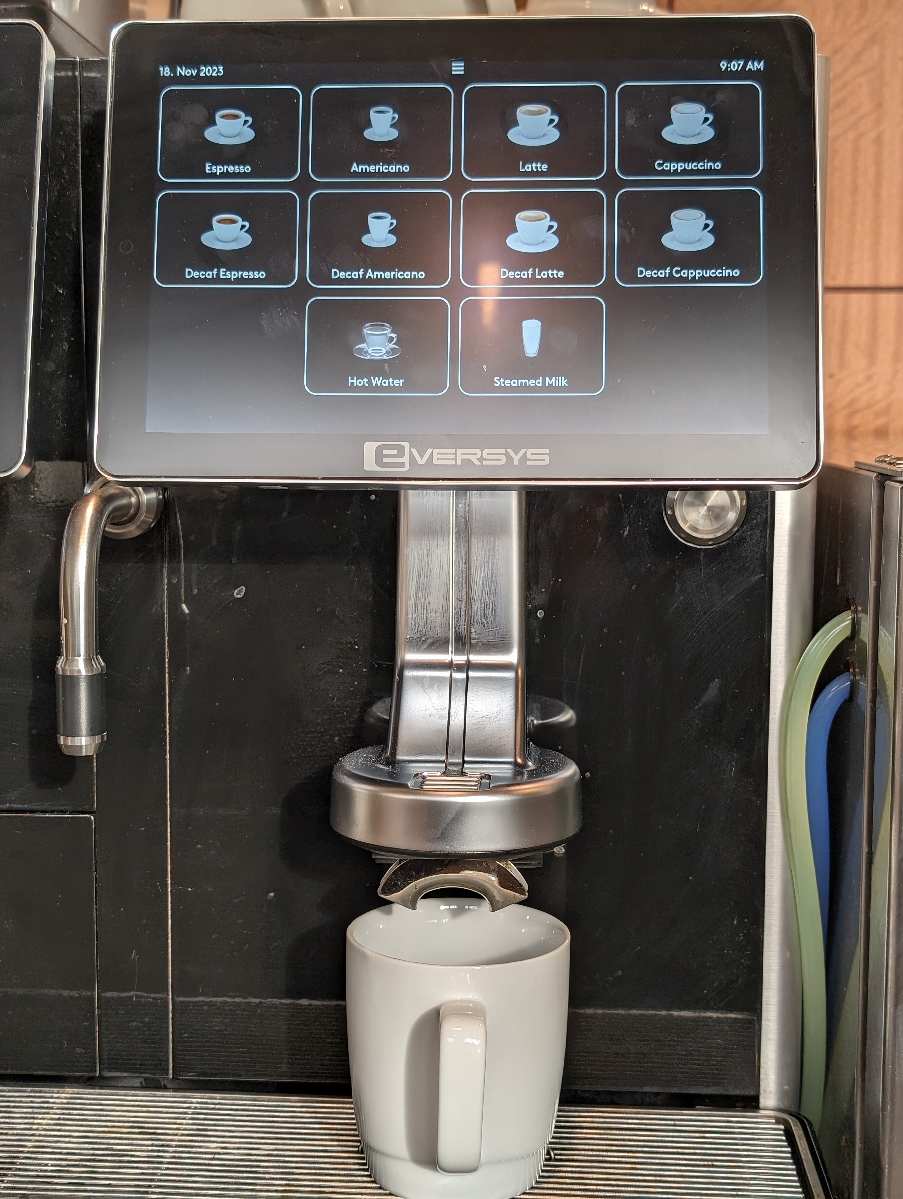 I ended up pressing the espresso twice