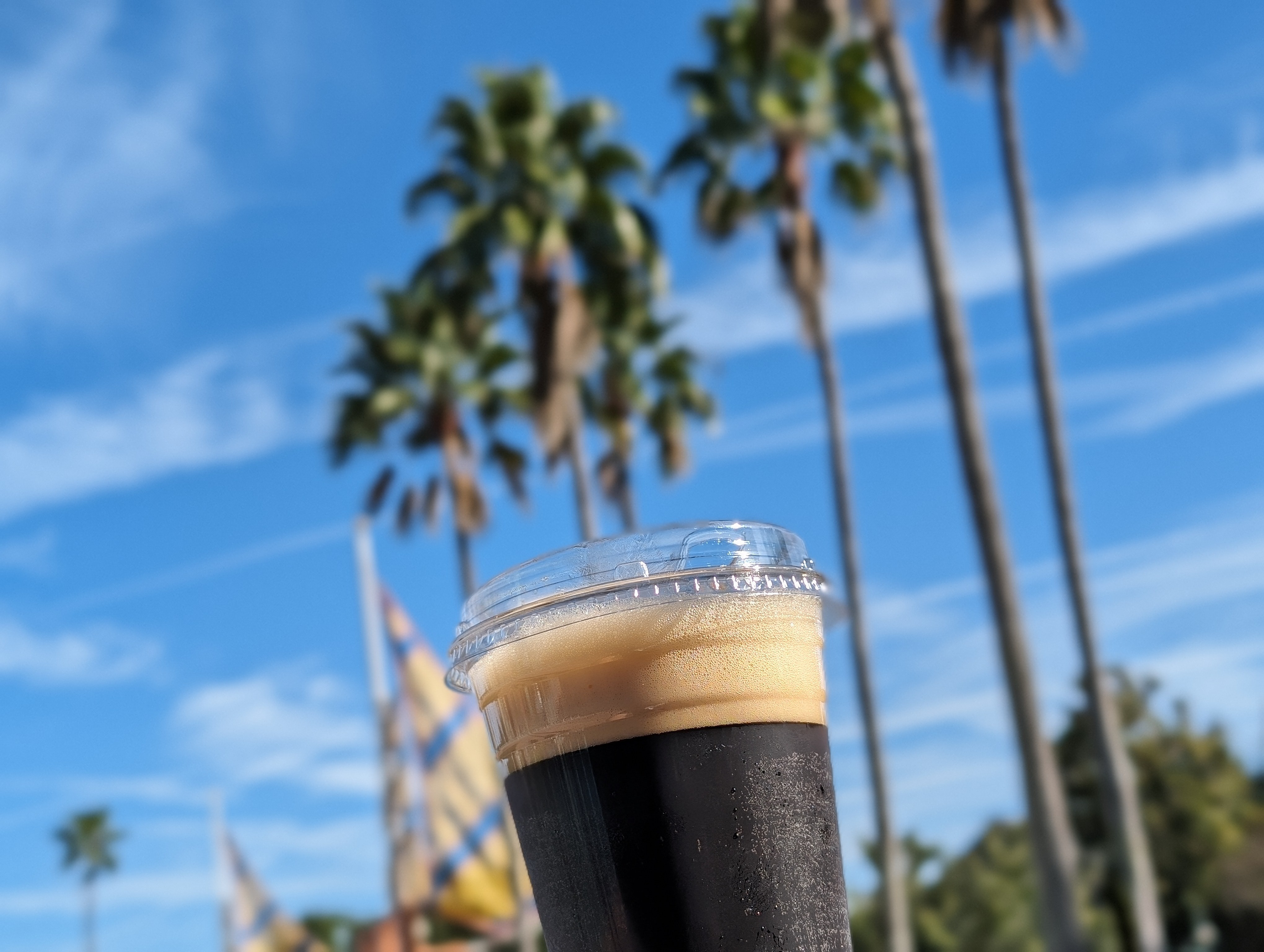 Having a nitro on the walk to Epcot