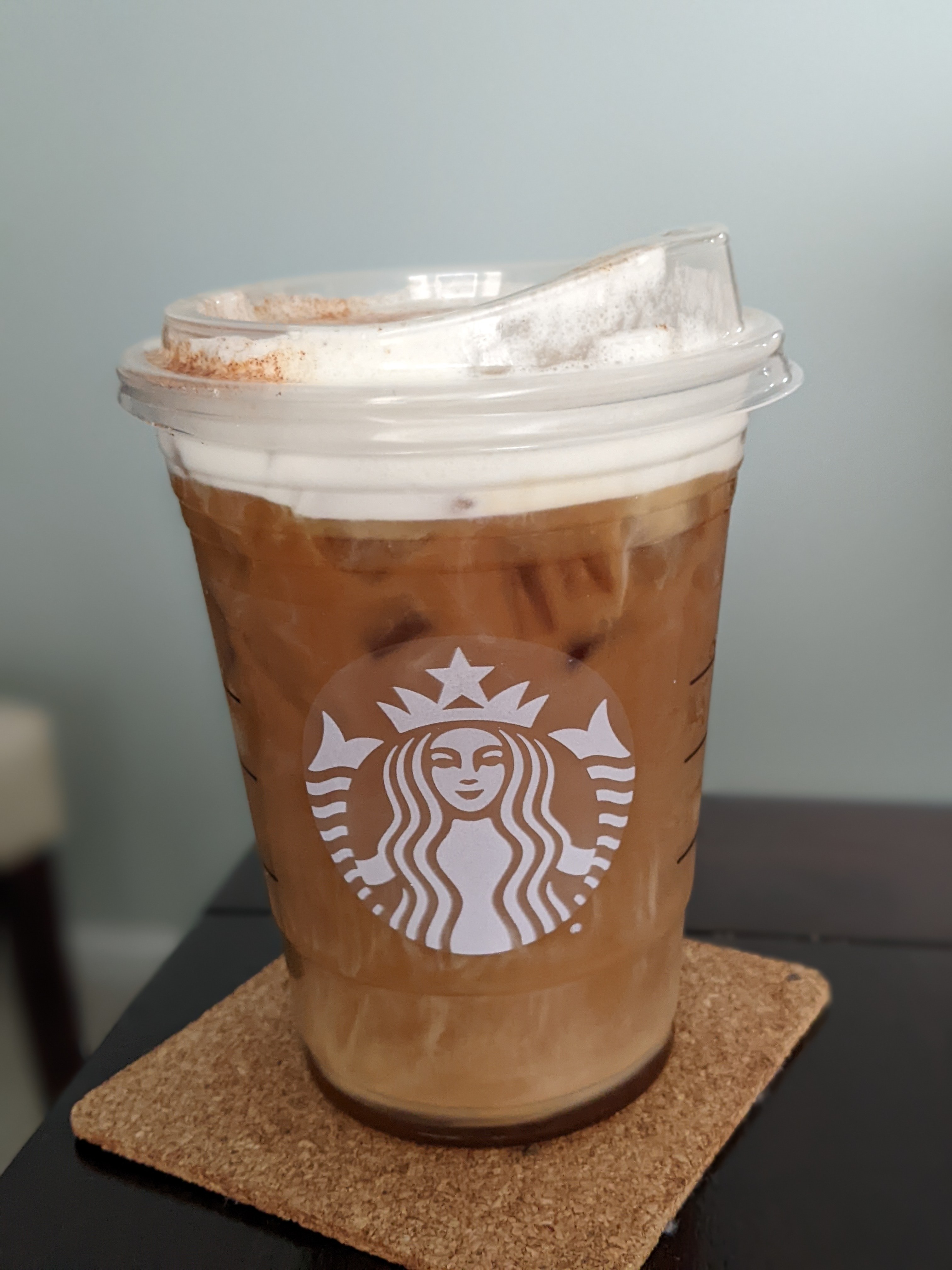 Having a cinnamon caramel cold brew to start the work week