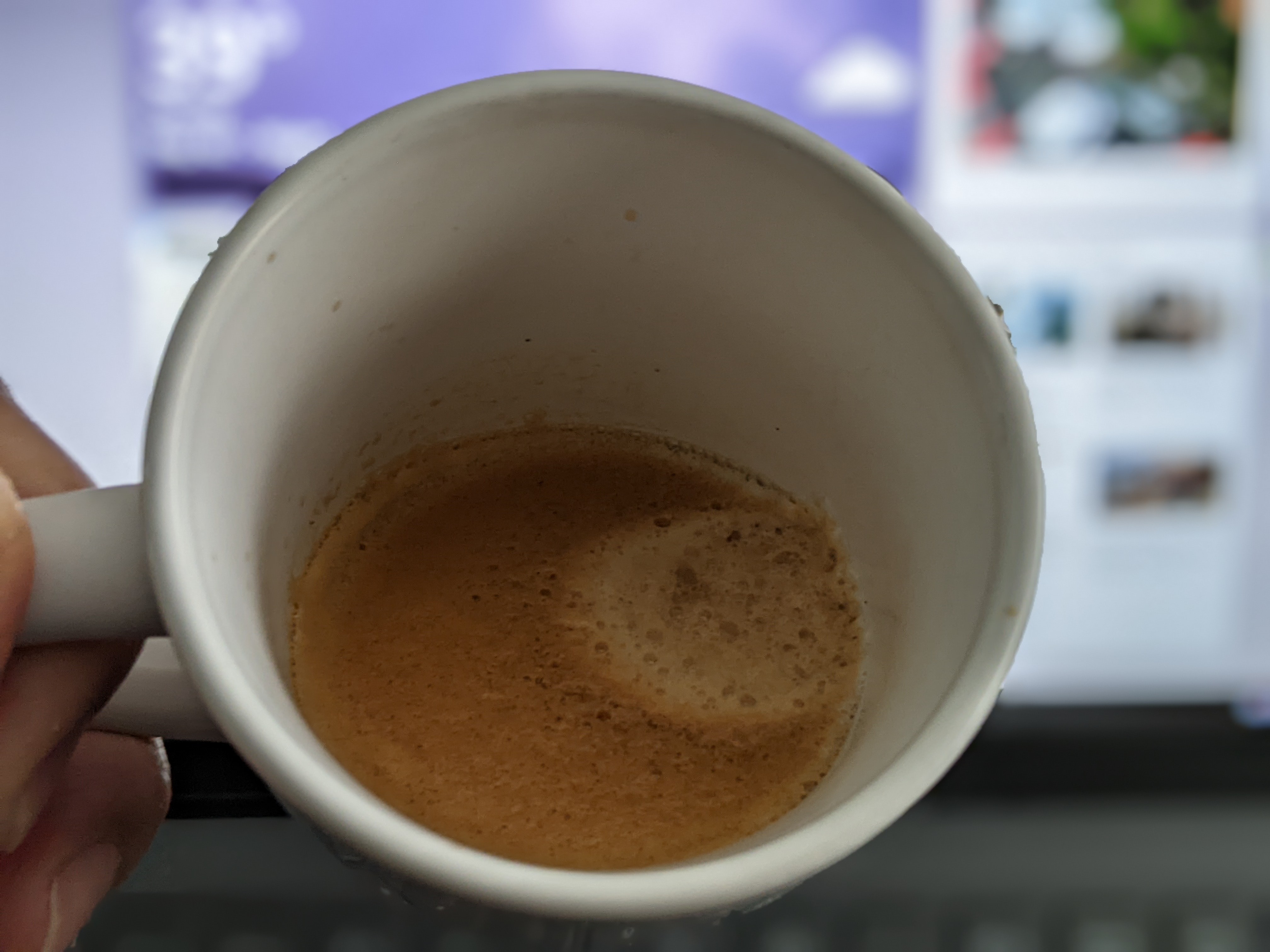 Having a double on a cold Wednesday morning before the first long meeting