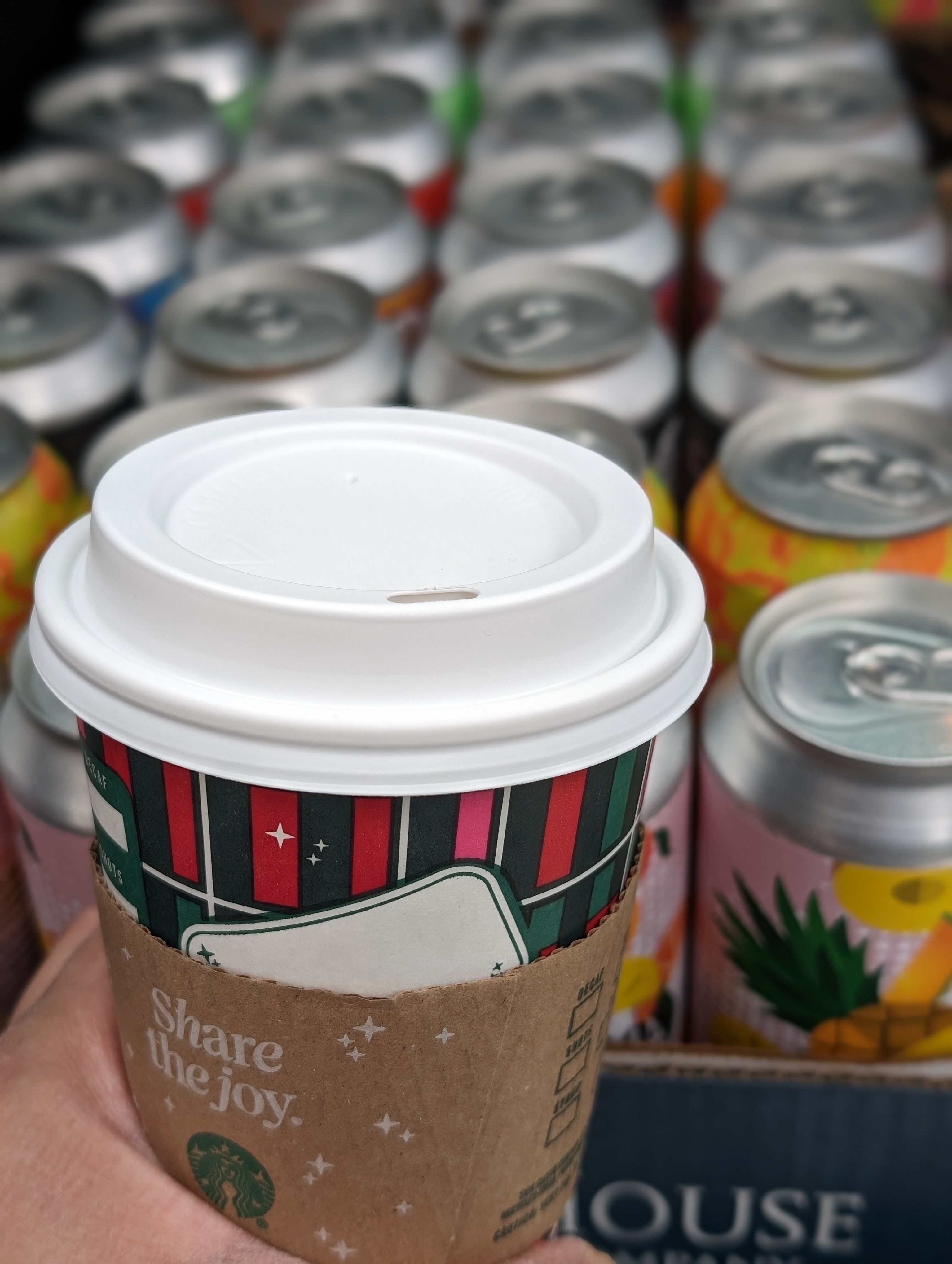 Finished a long drive to Tree House Brewing to pick up some great beer.  Unfortunately I didn't pick up any coffee there, but at least I had a chestnut praline latte before unloading the beer.