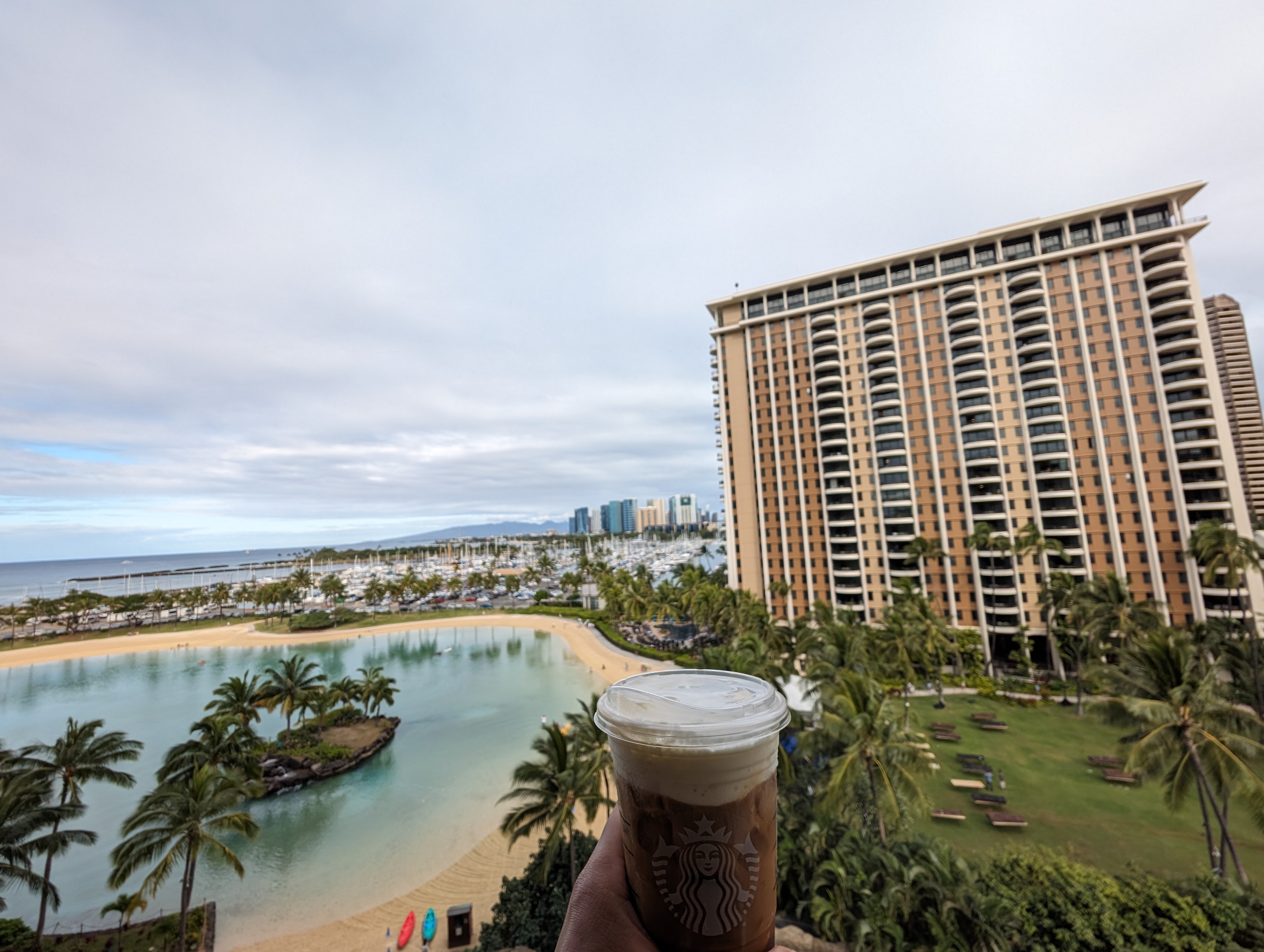 Last morning coffee in Hawaii