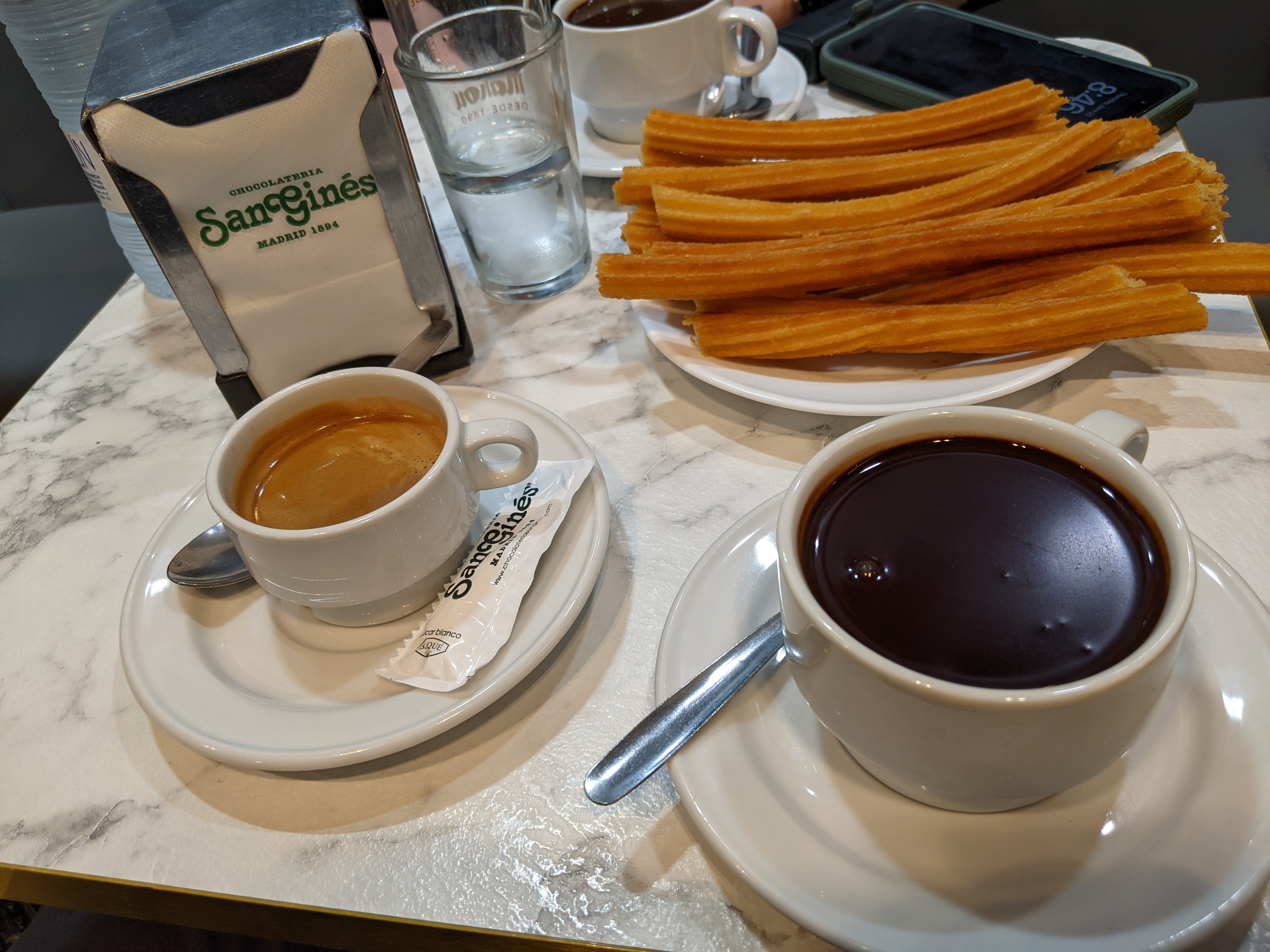 The best pairing: espresso and churros